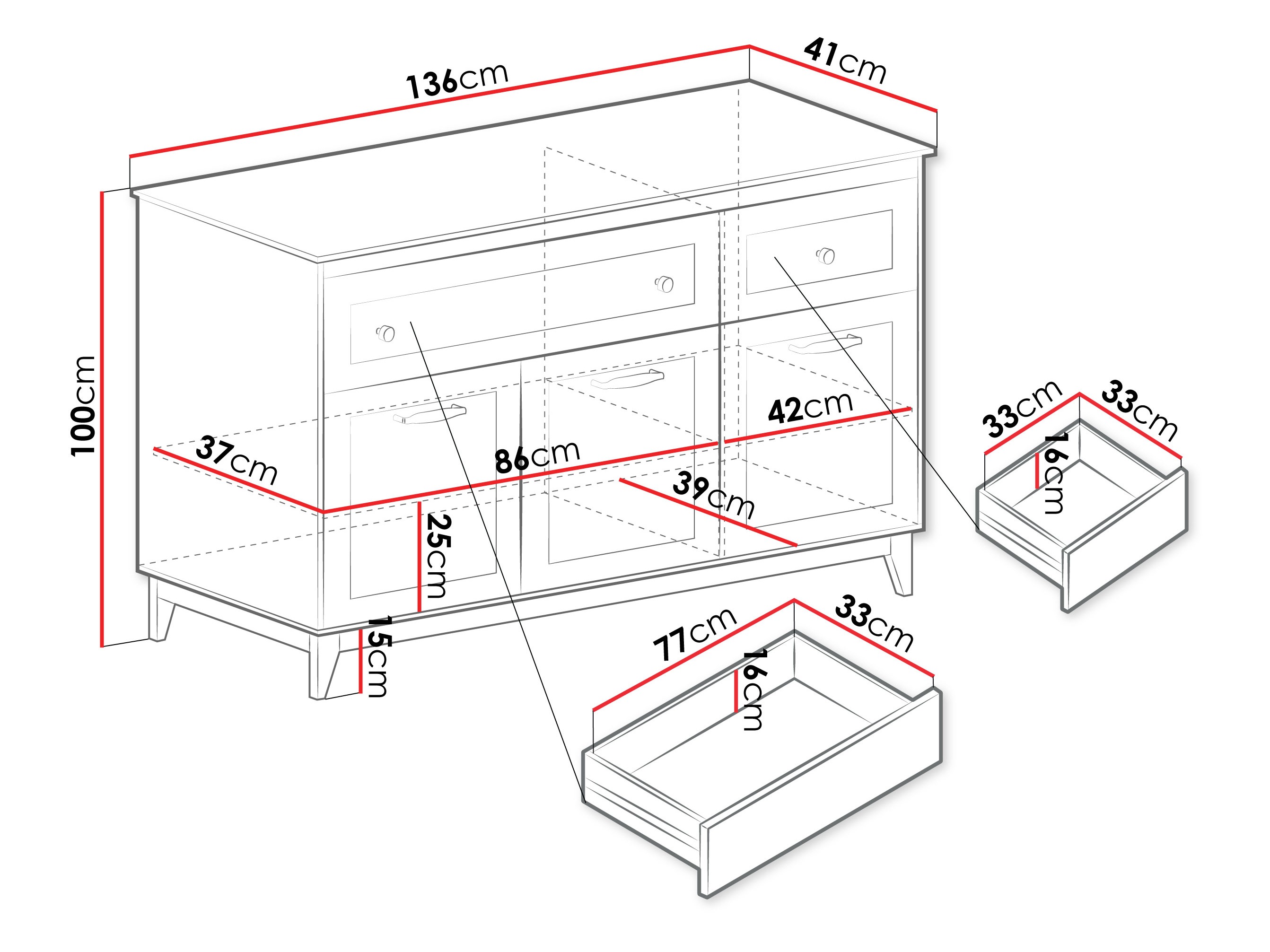 Ladekast Sonfera 100