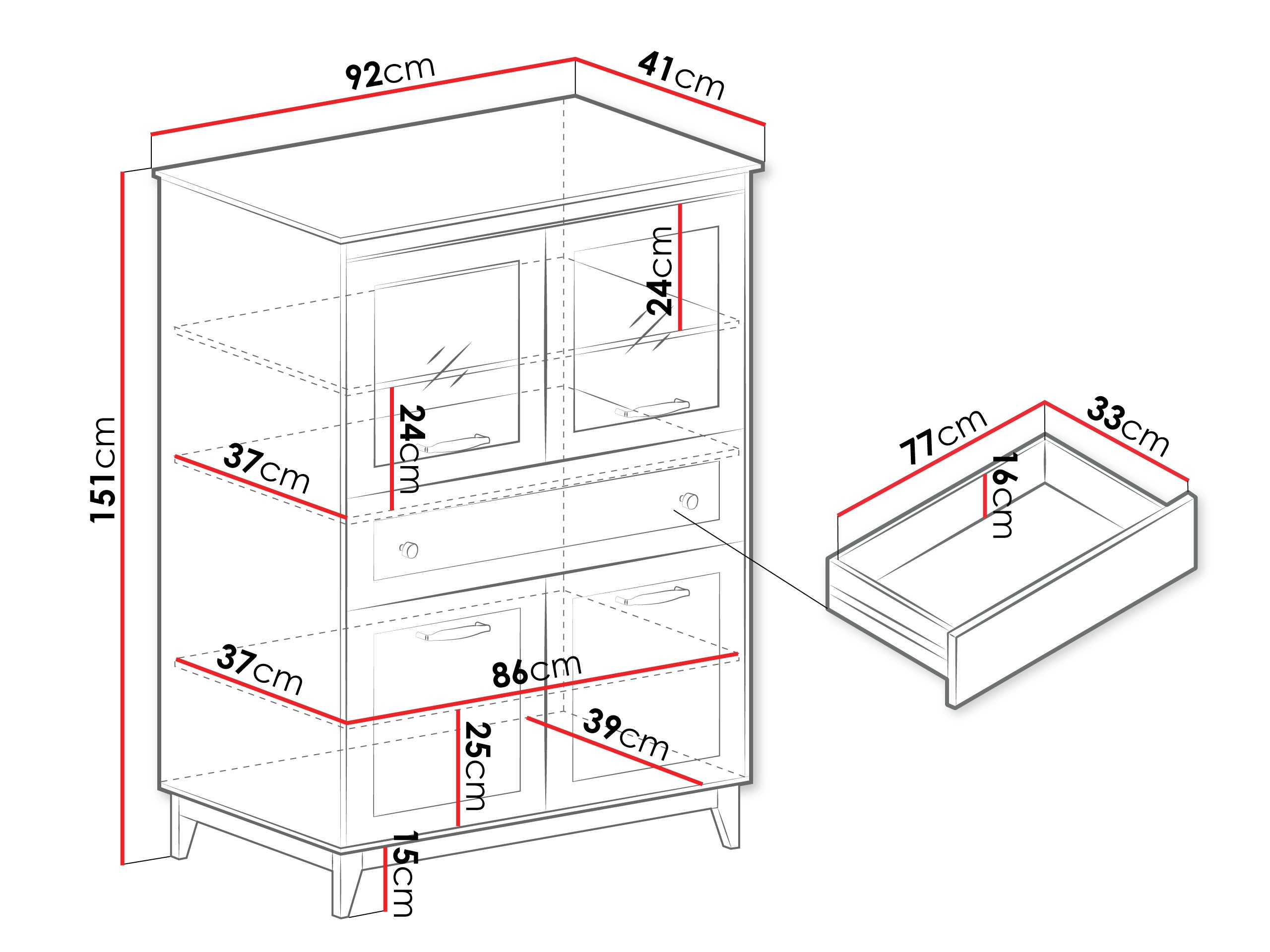 Boekenkast Sonfera 104