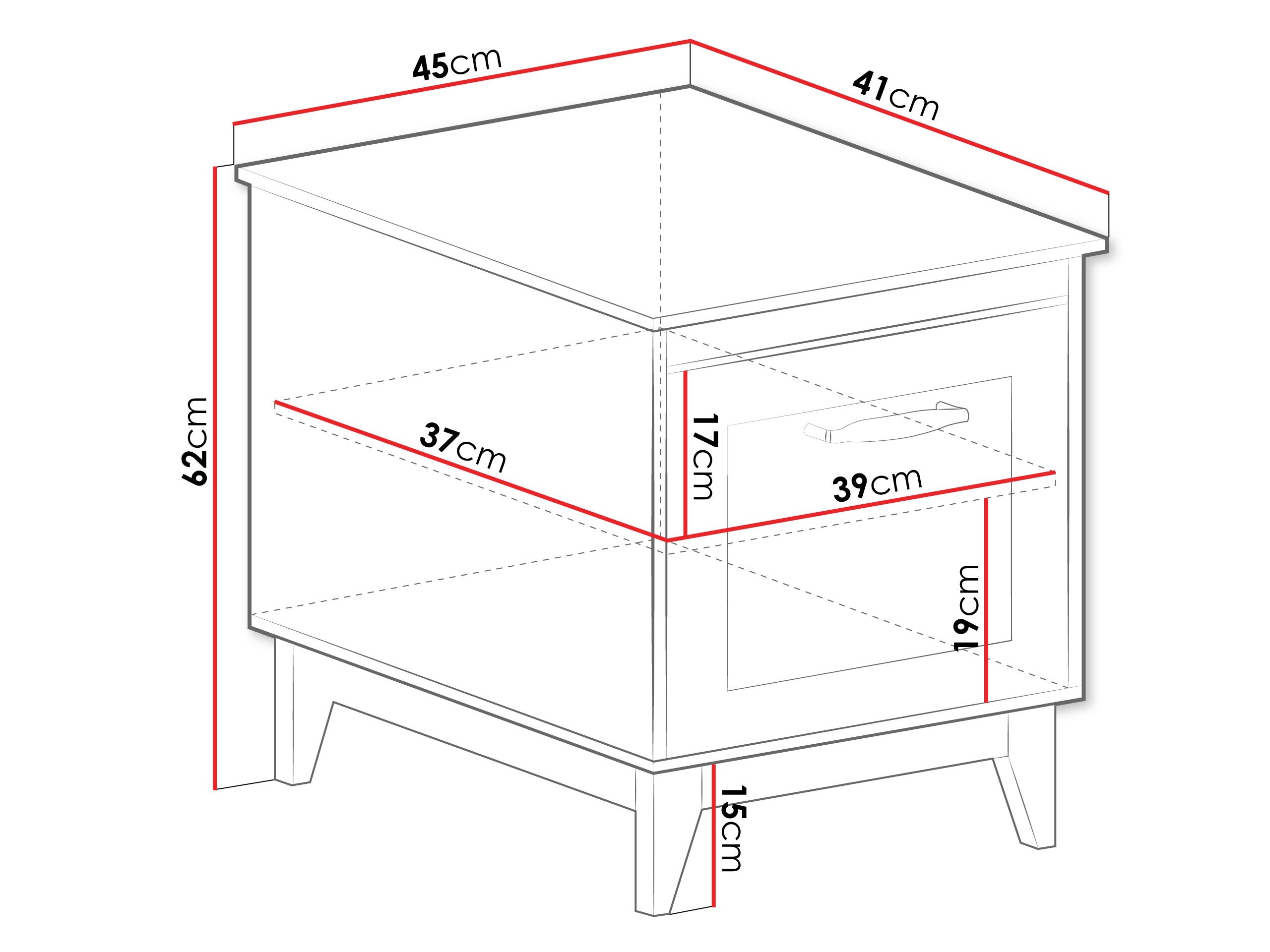 Nachtkastje Sonfera 110