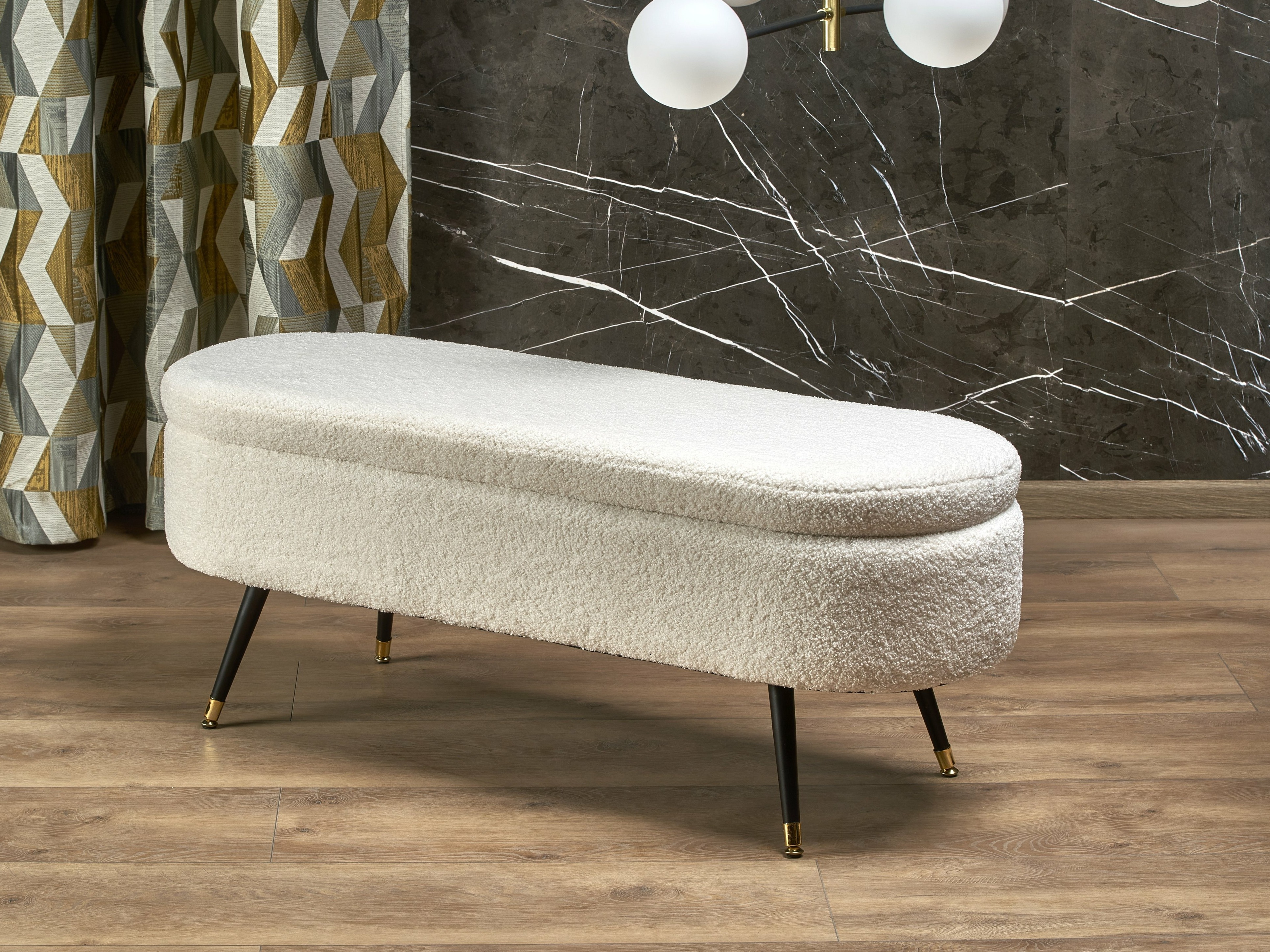 Gestoffeerde bank Houston 1446