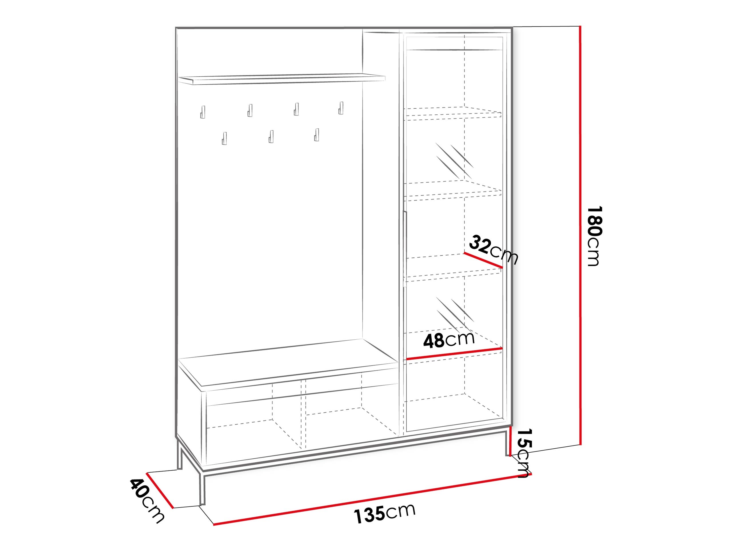 Gangmeubelset Comfivo Delruva 112 (Wit)