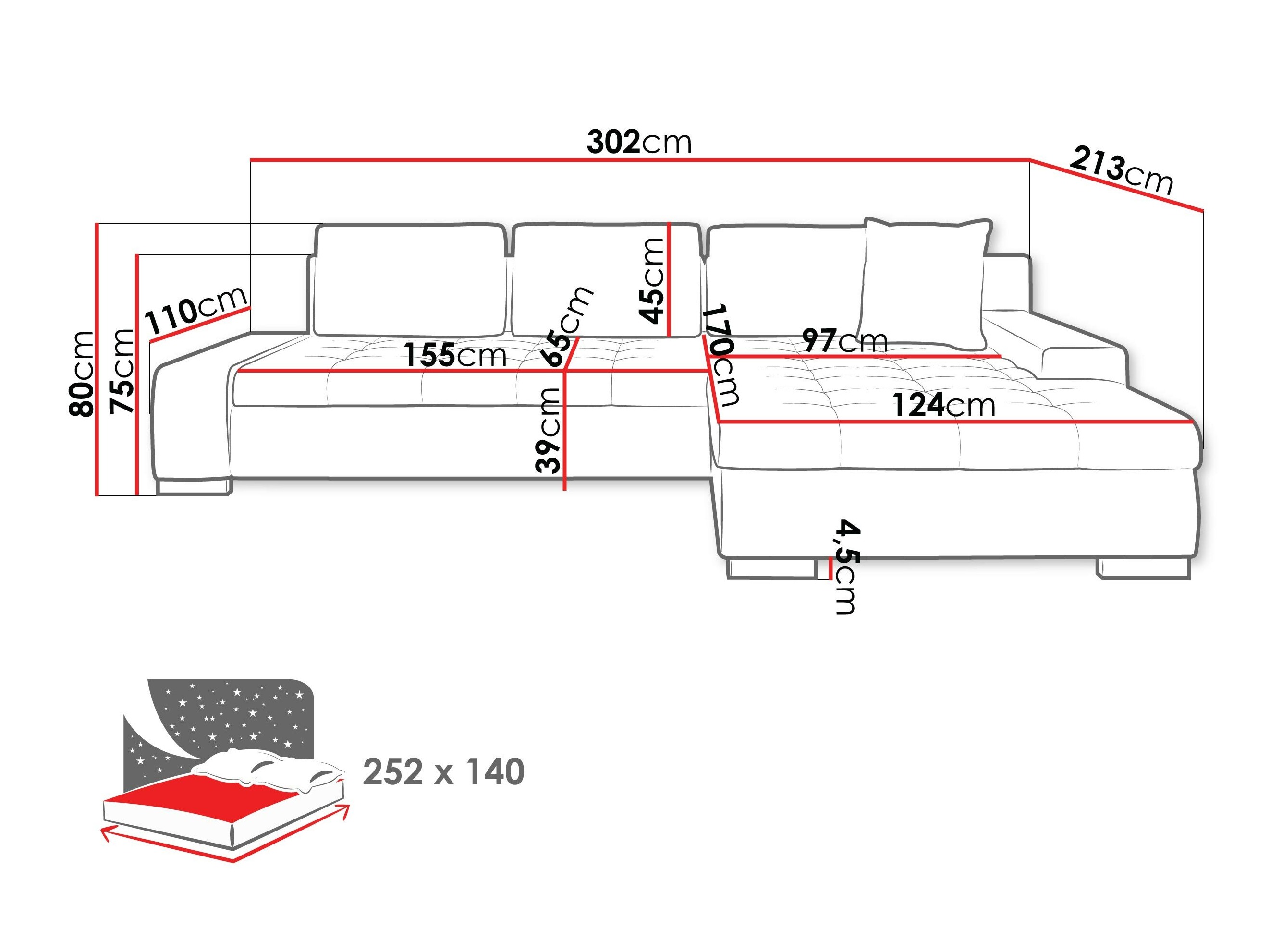 Hoekbank Comfivo Nitor II (Majorka 03)