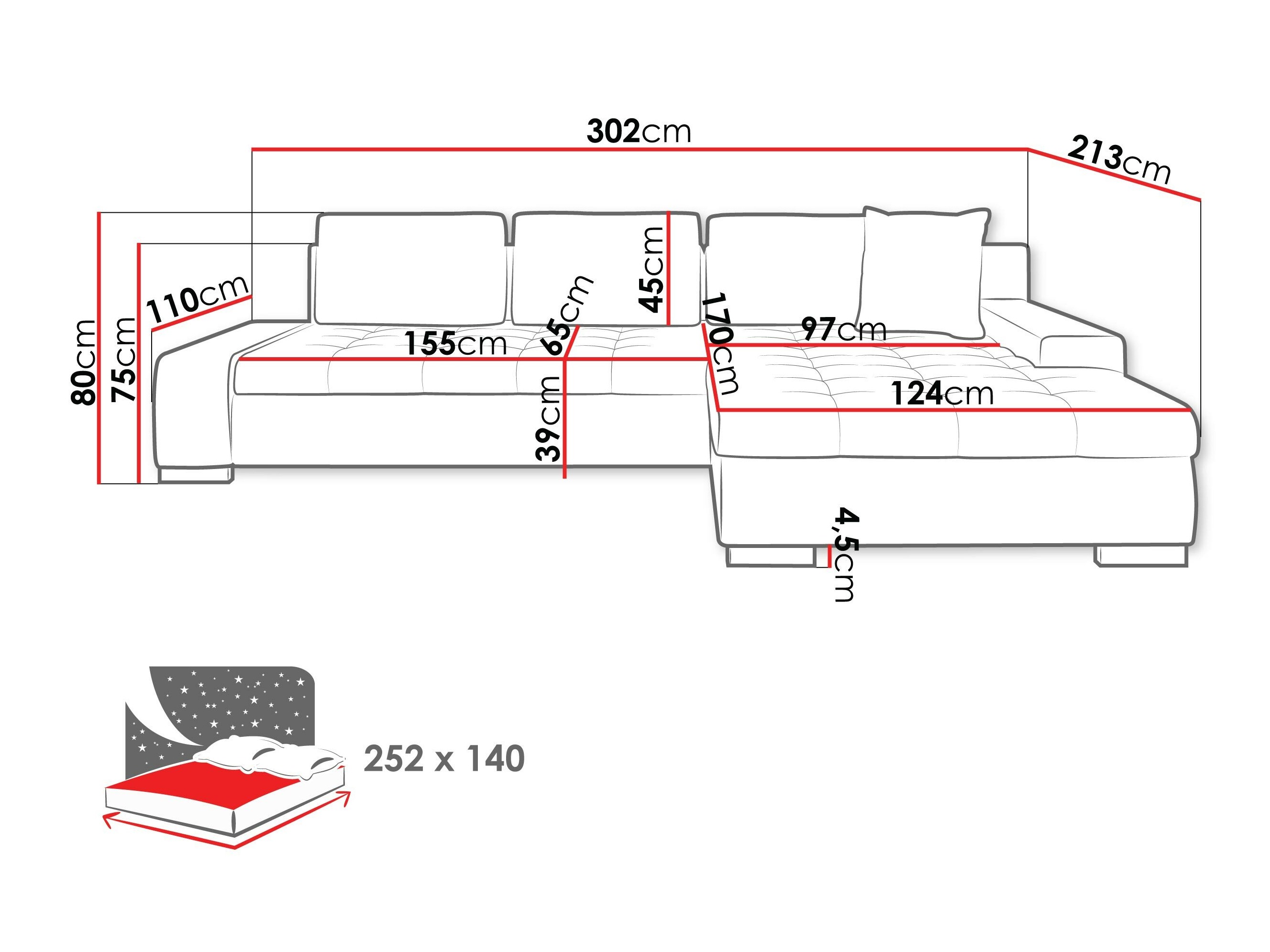Hoekbank Comfivo Nitor II (Rico 12)