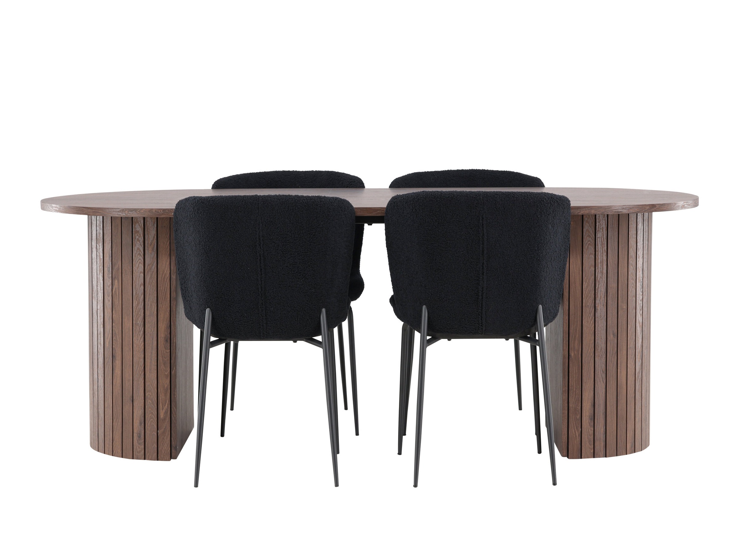 Eetkamerset Dallas 5036 (Zwart)