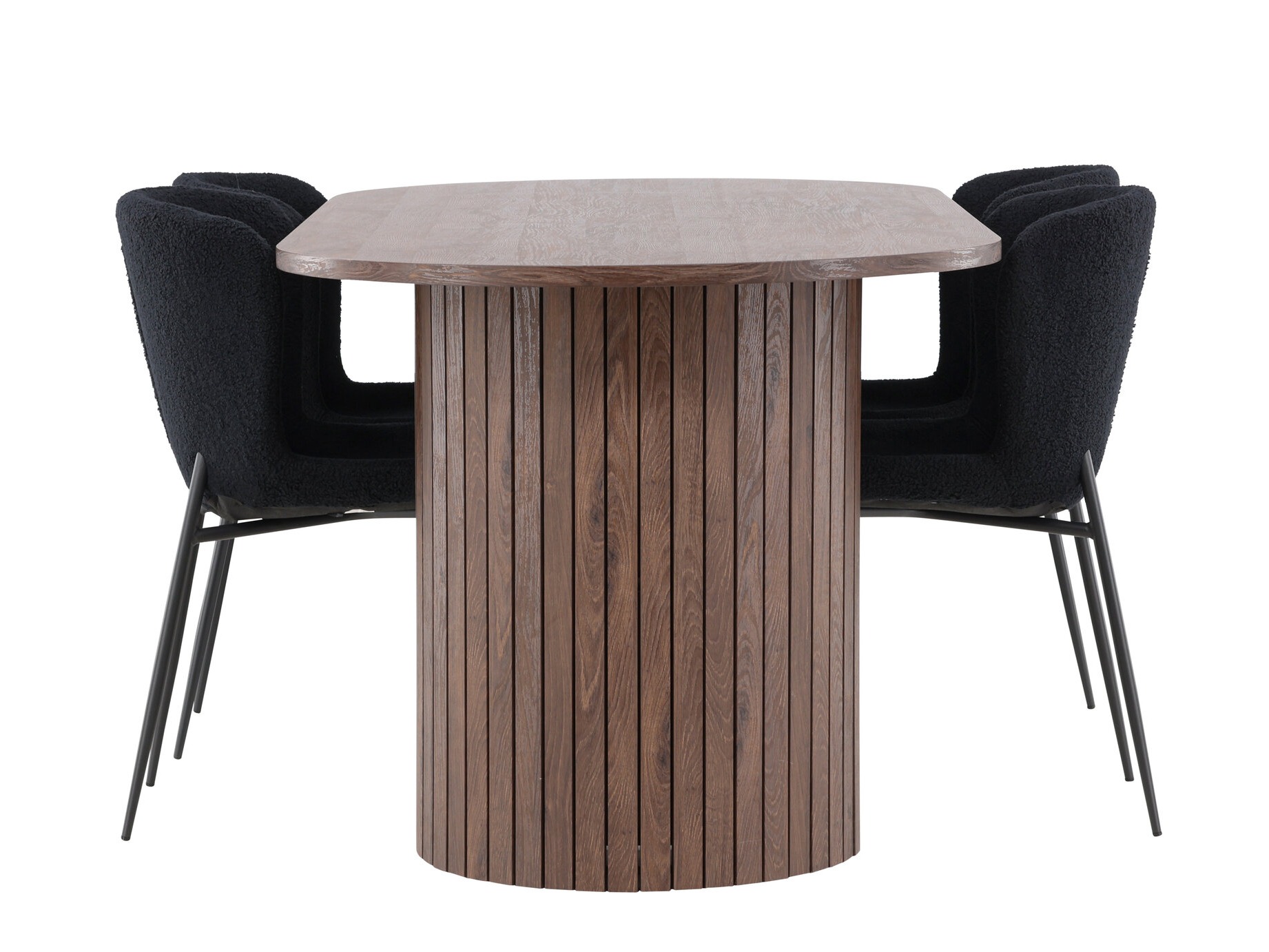 Eetkamerset Dallas 5036 (Zwart)