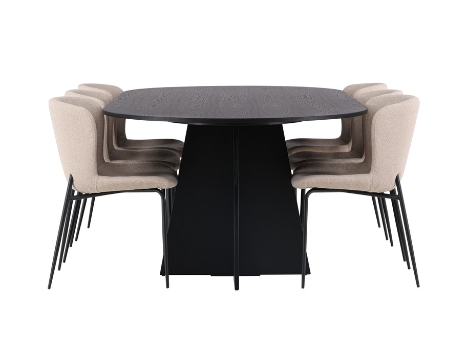 Eetkamerset Dallas 5052 (Beige)