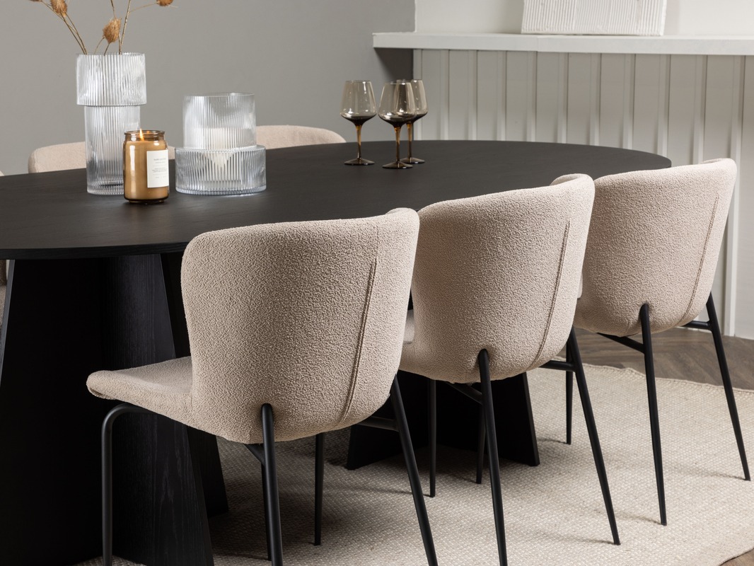 Eetkamerset Dallas 5052 (Beige)