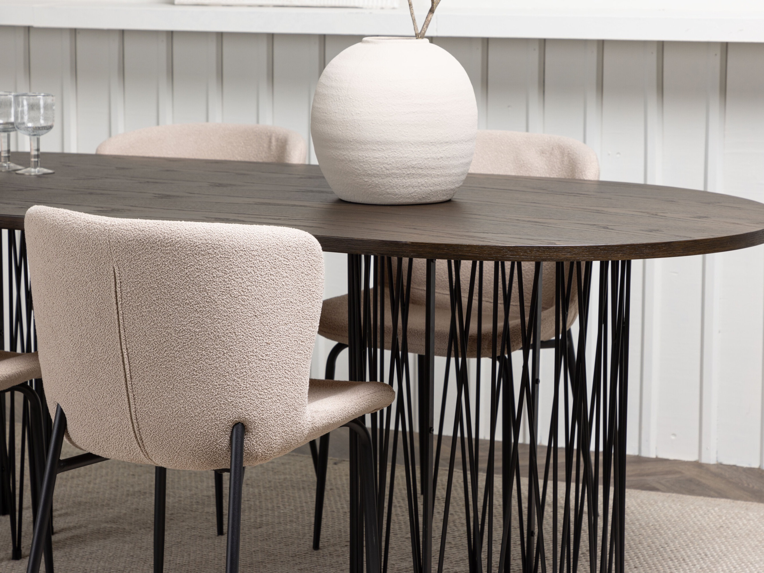 Eetkamerset Dallas 5065 (Beige)
