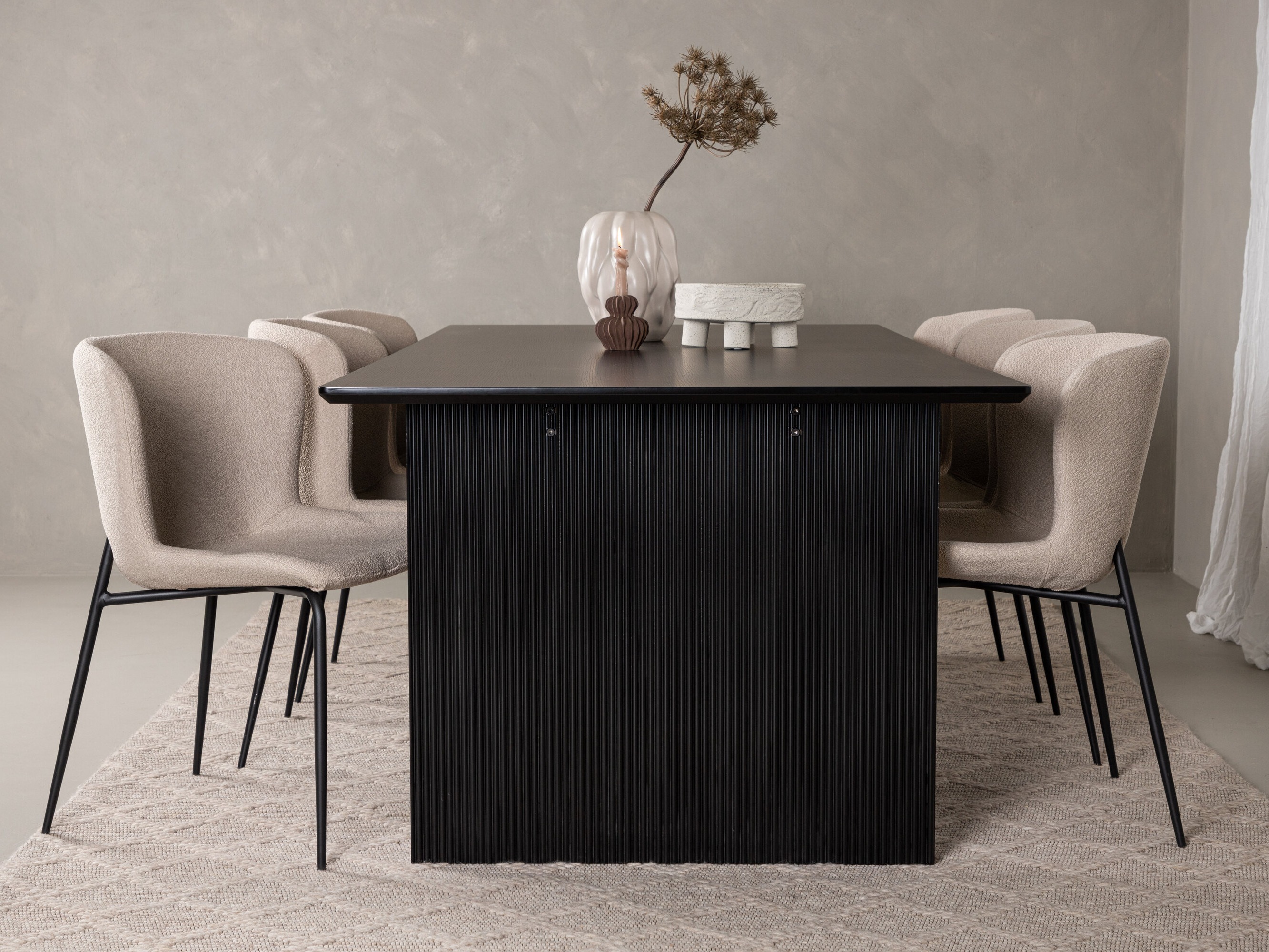 Eetkamerset Dallas 5066 (Beige)