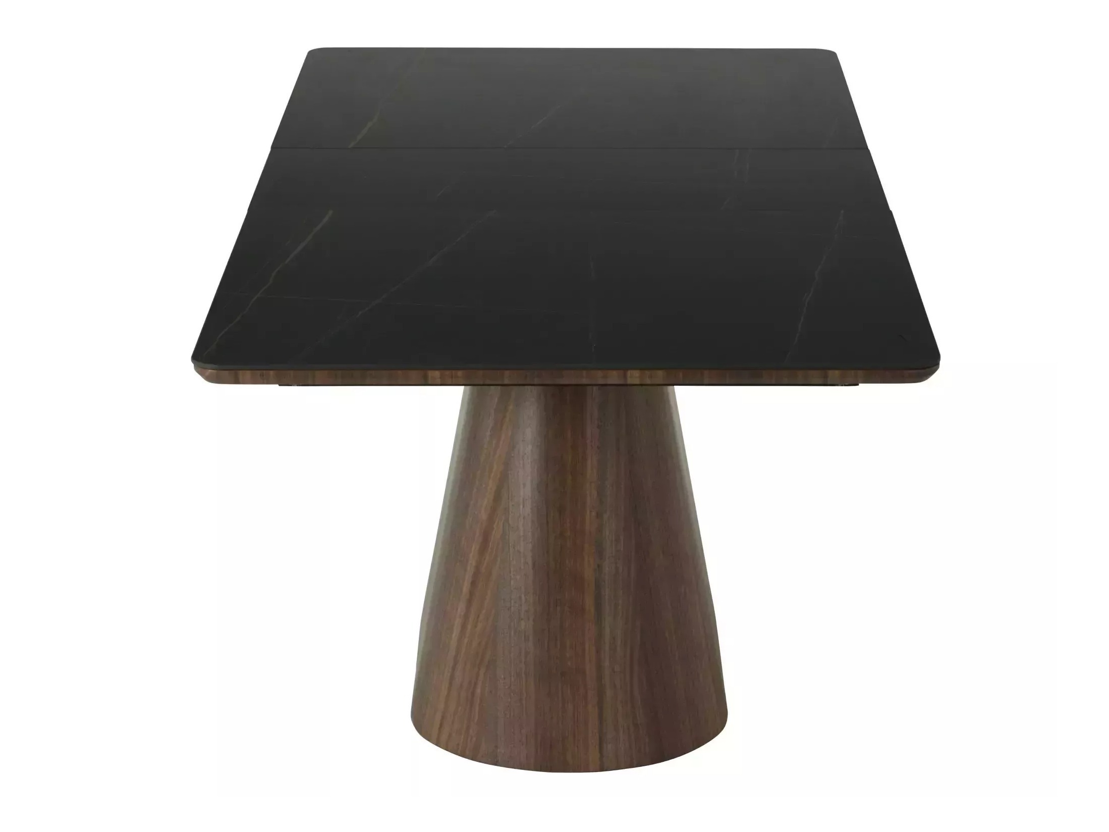 Tafel Detroit 932 (Zwart + Notenhout)