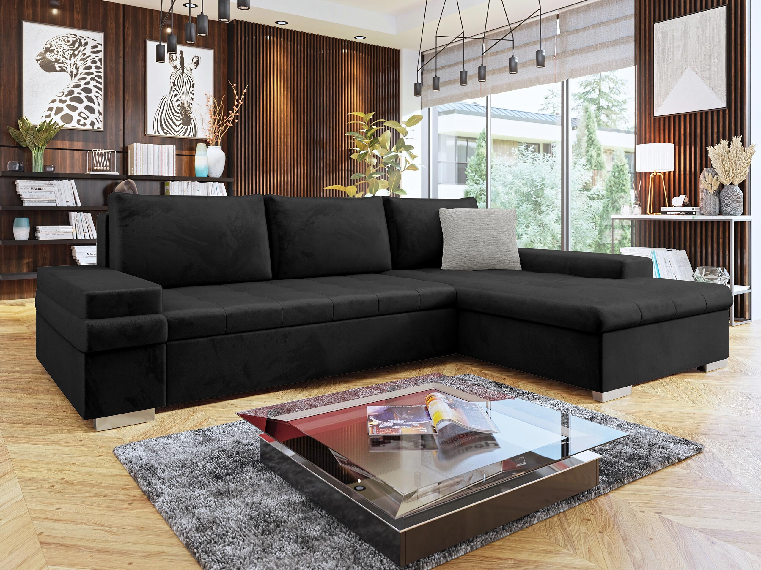 Hoekbank Comfivo Olivetum III (Piano 17 + Mokka 82)