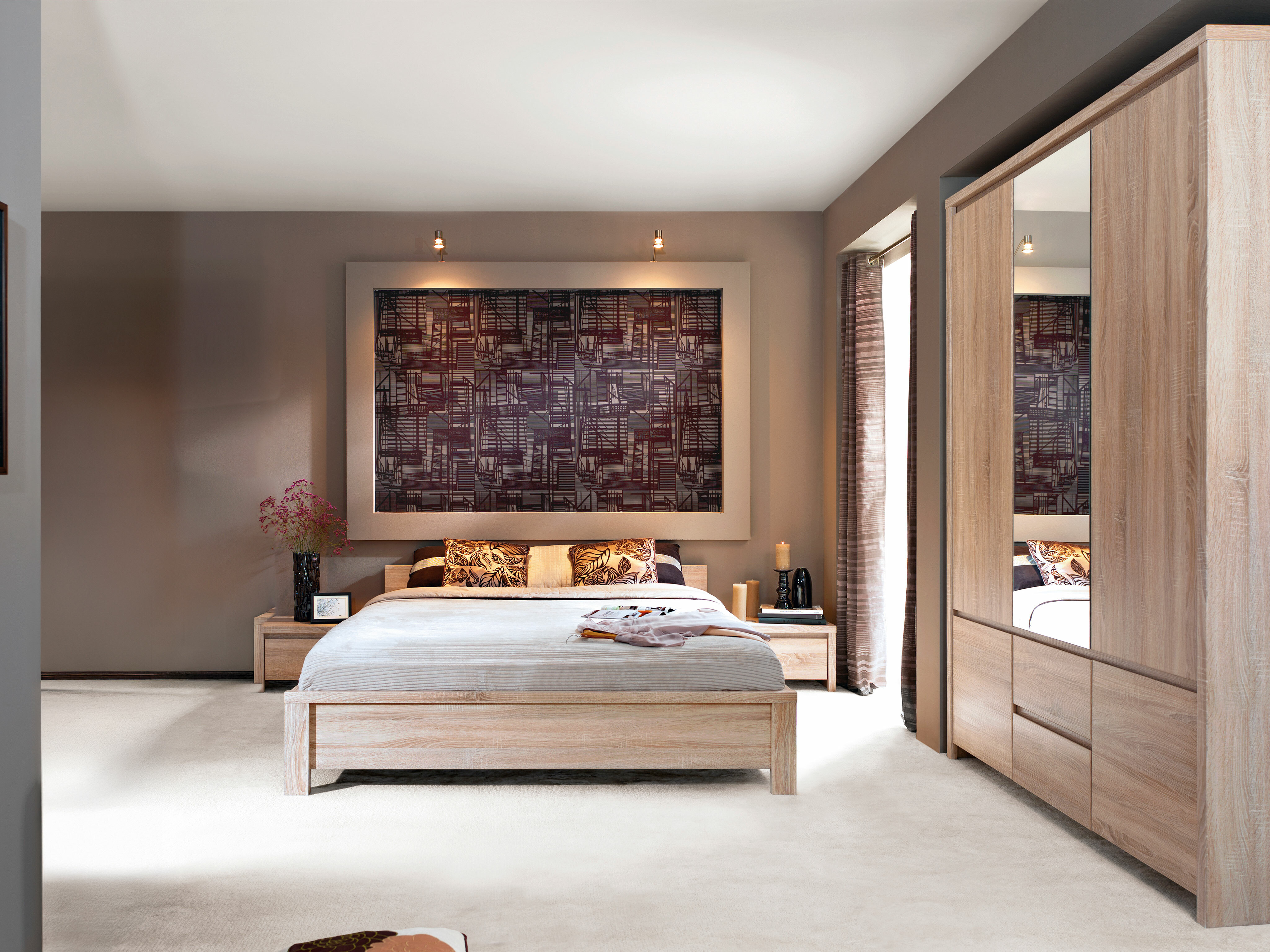 Bed Nolroma 121 (Sonoma eik)