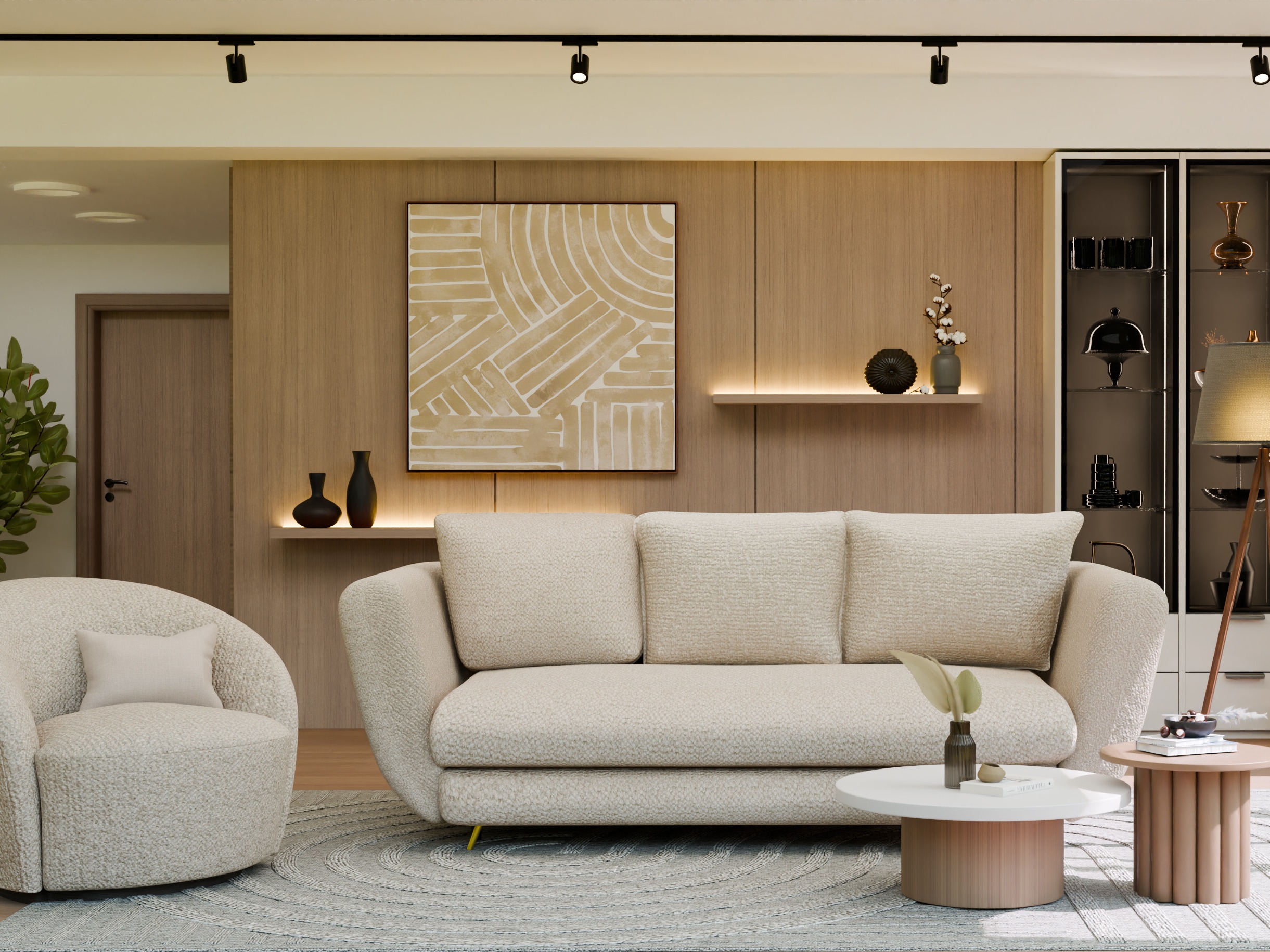 Slaapbank Mandeville 354 (Gouden + Zwart)