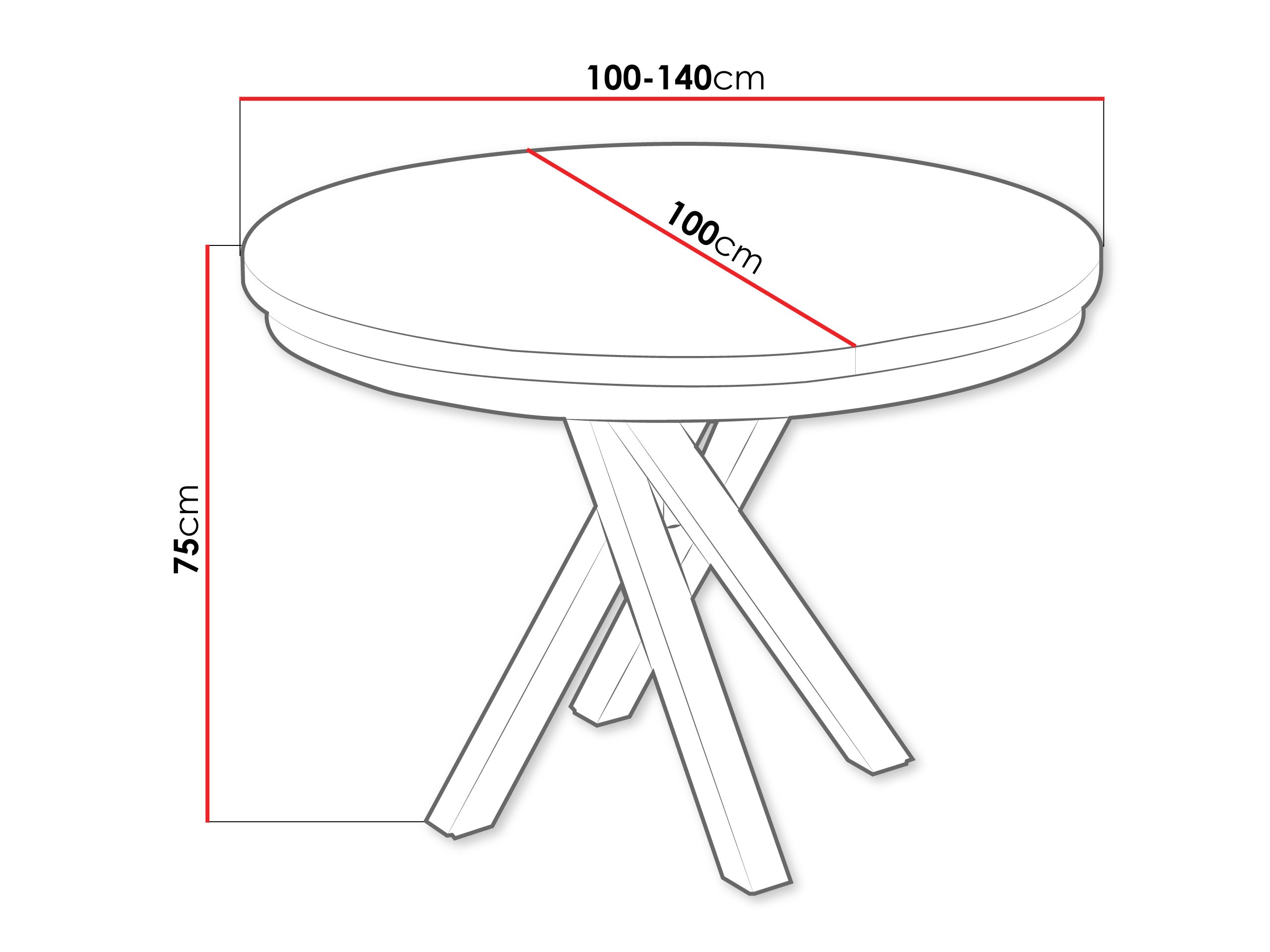 Tafel Mavtoru 111 (Zwart)