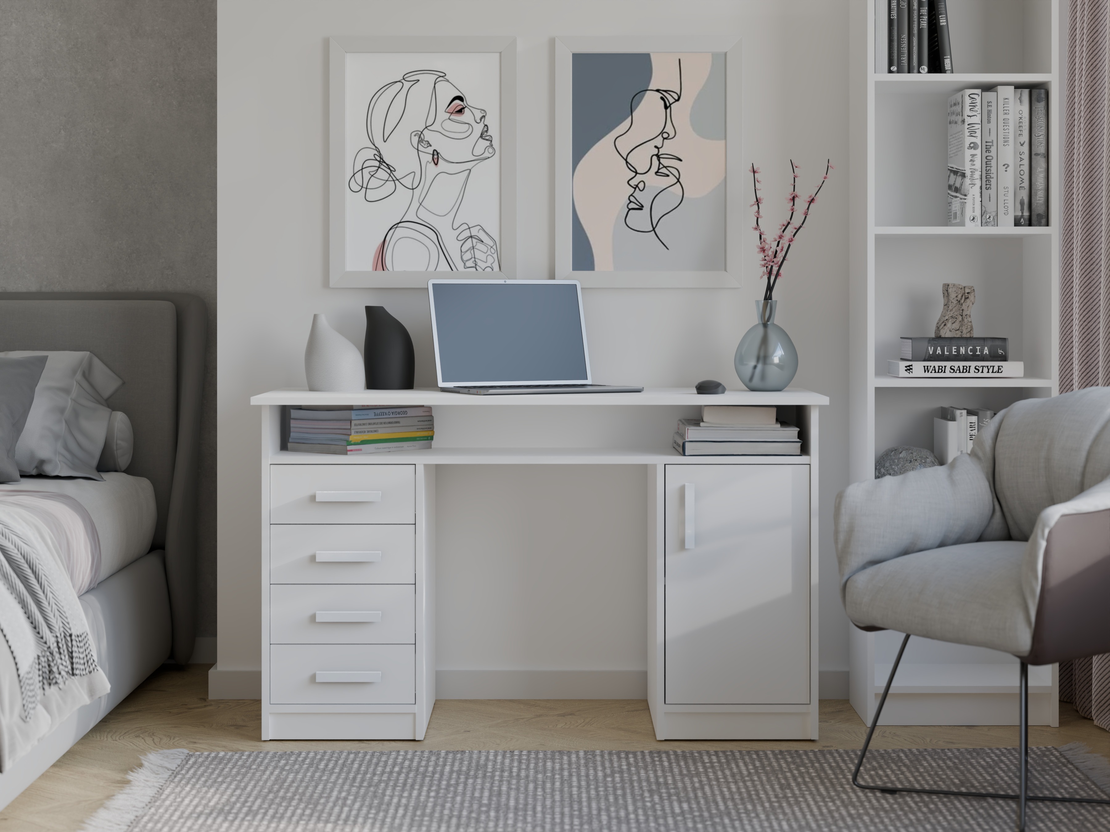 Bureau Mandeville 329 (Wit)