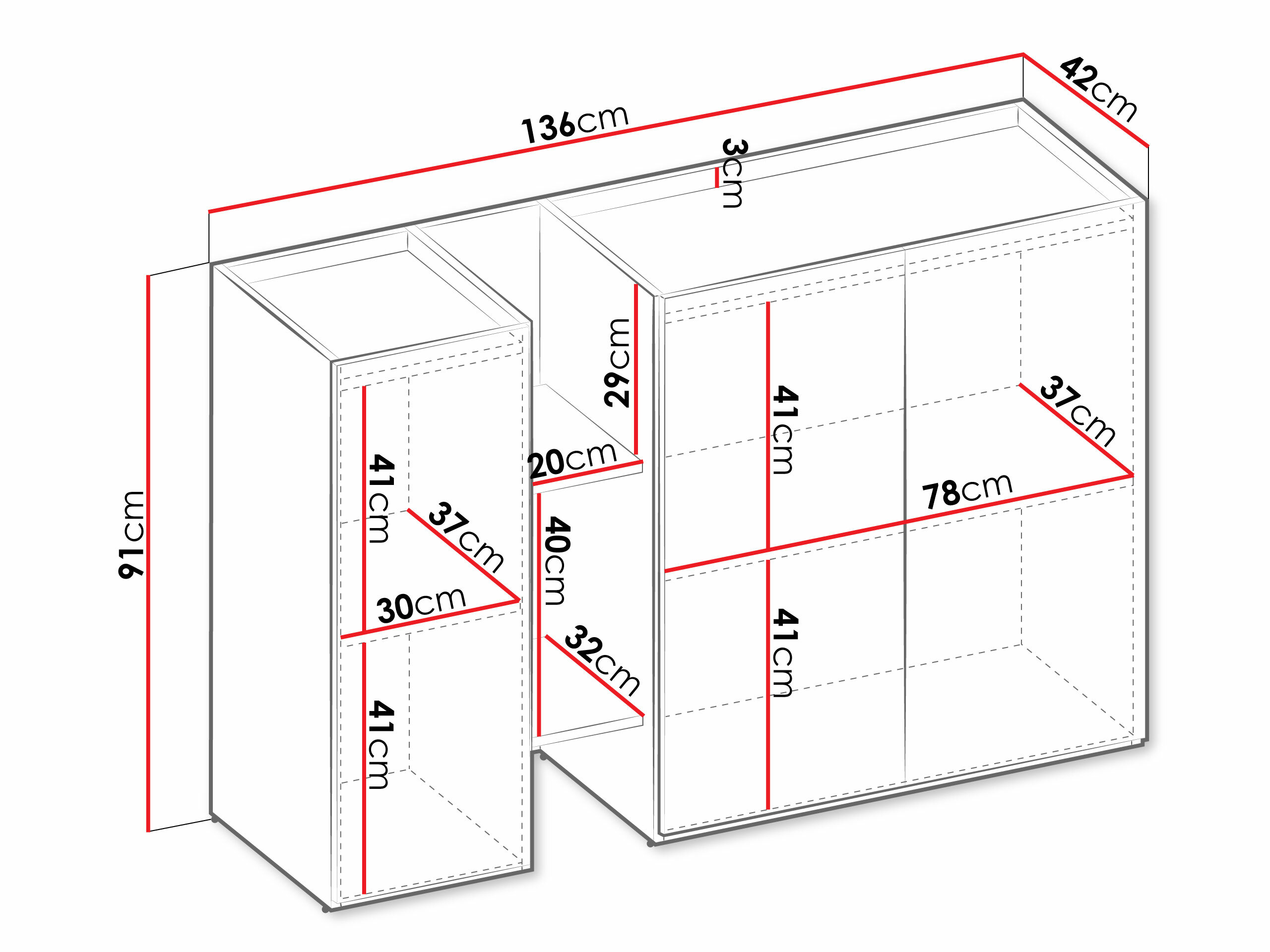 Dressoir Tivseva 105