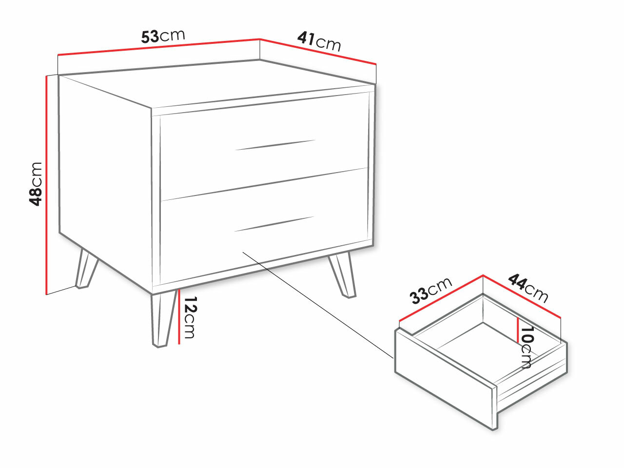 Nachtkastje Lombala 101
