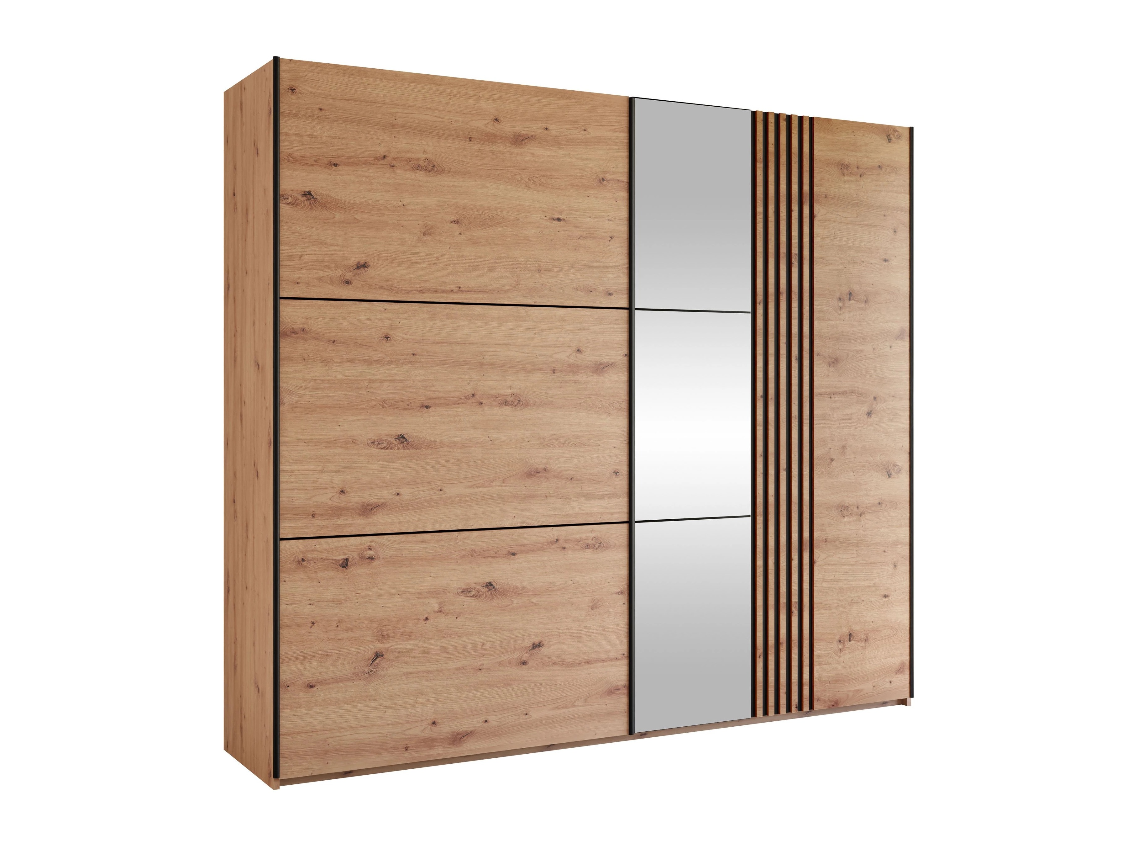 Kledingkast Honolulu 254 (Artisan eiken)