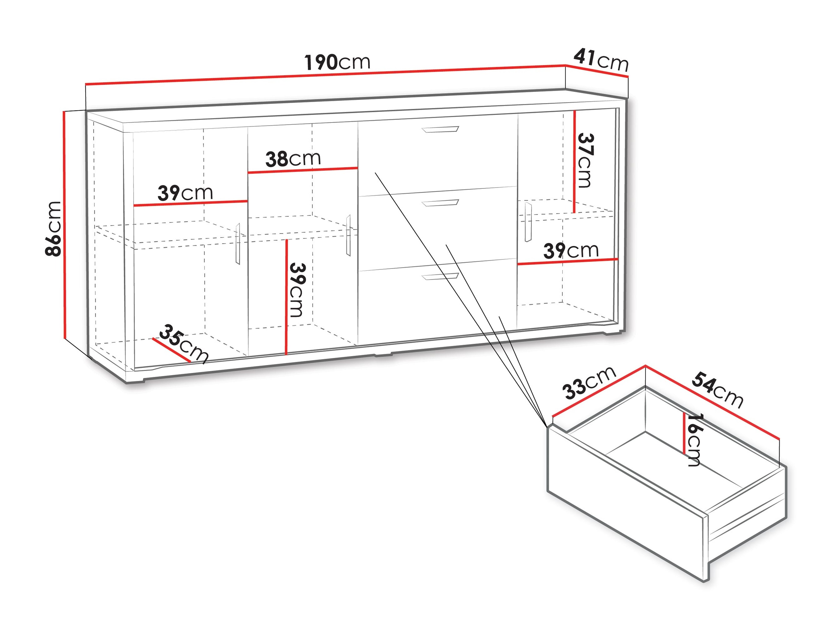 Ladekast Elisale 102