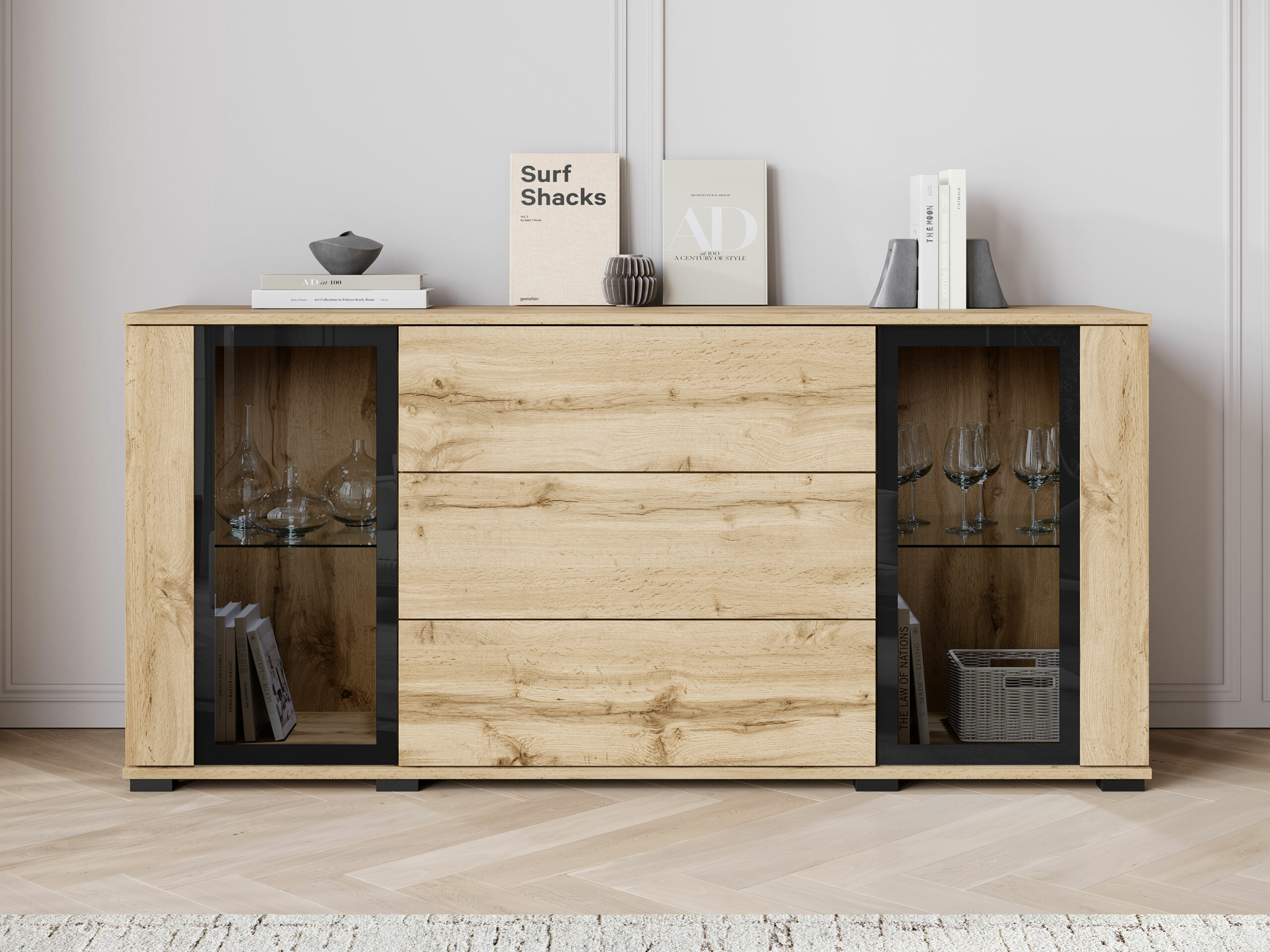 Ladekast Torcame 101 (Wotan eik)