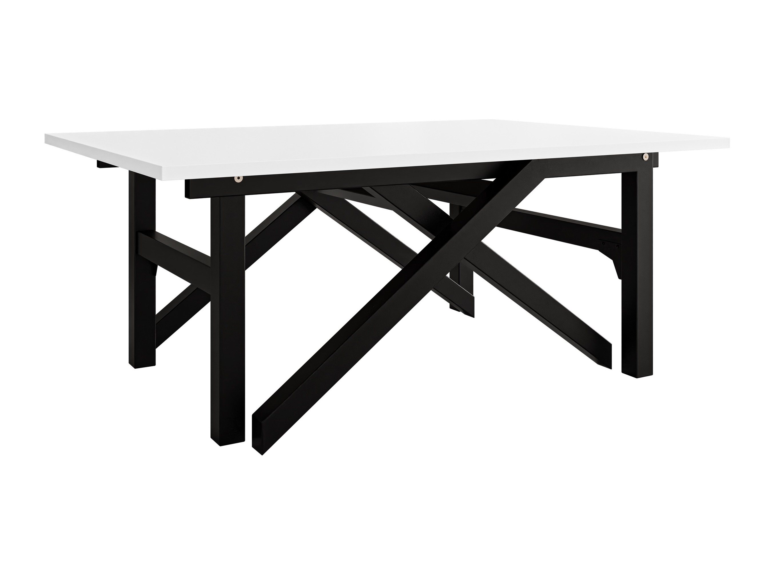 Transformeerbare salontafel Oswego 151 (Wit + Zwart)
