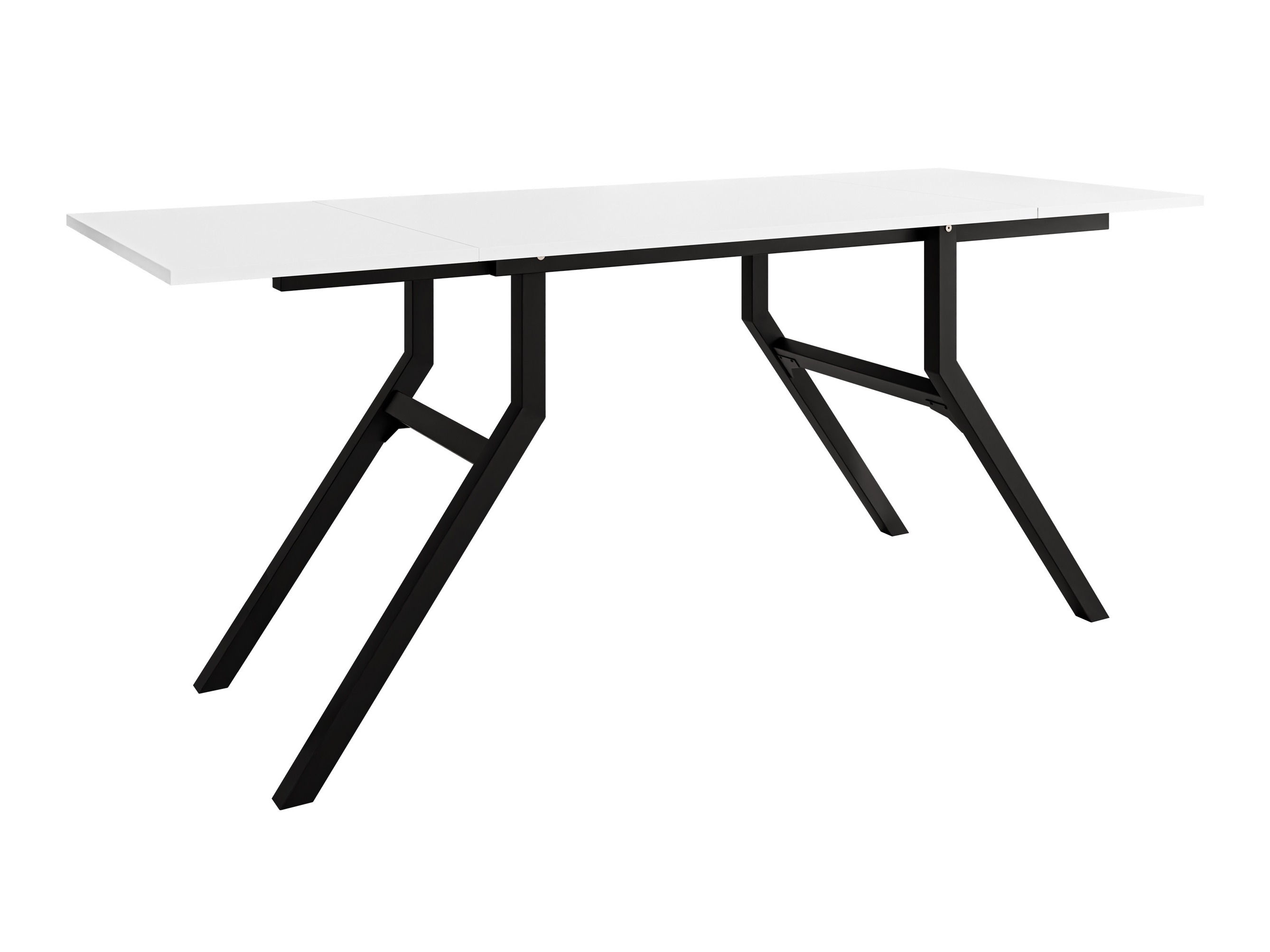 Transformeerbare salontafel Oswego 151 (Wit + Zwart)