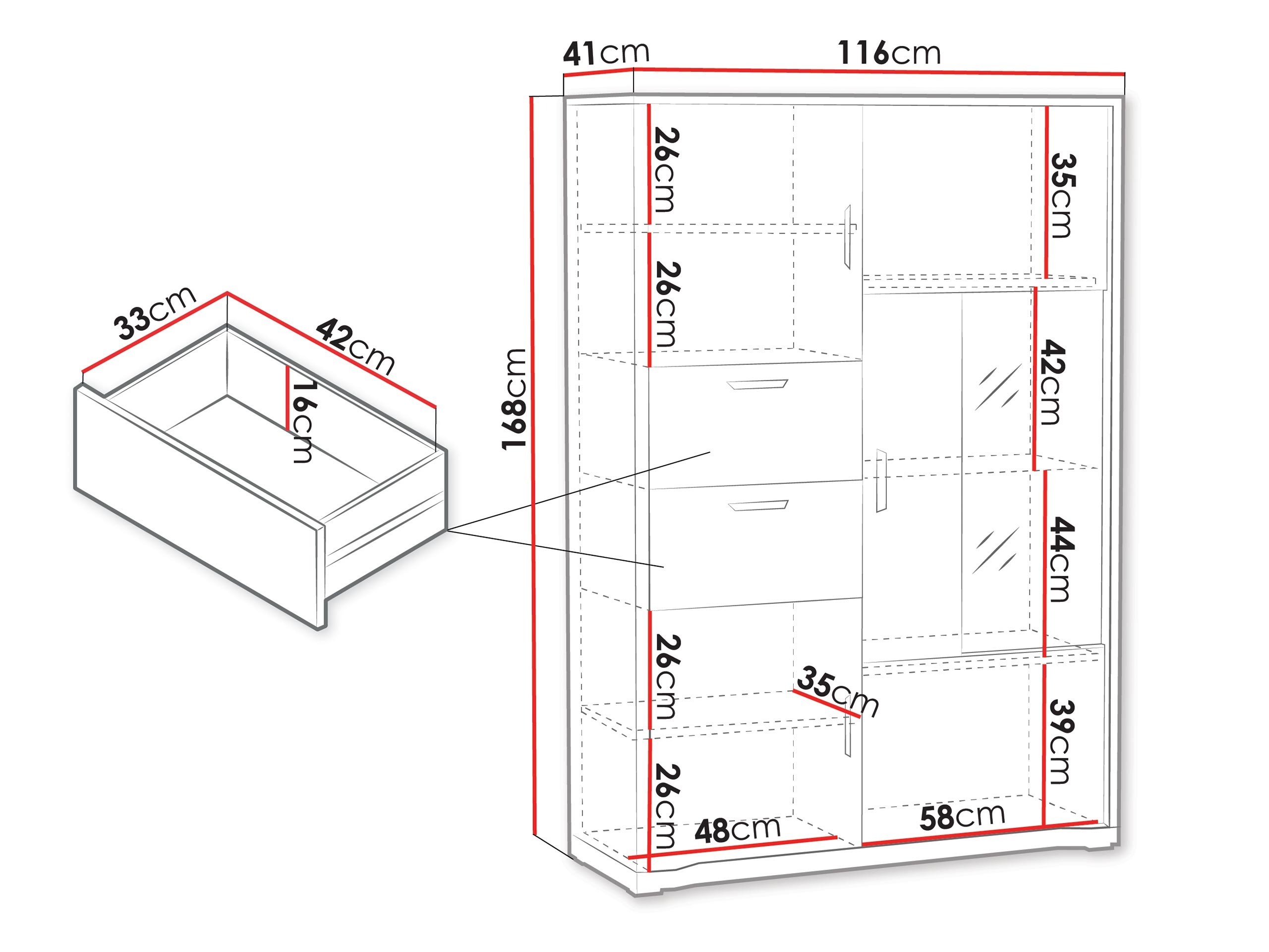 Boekenkast Elisale 108