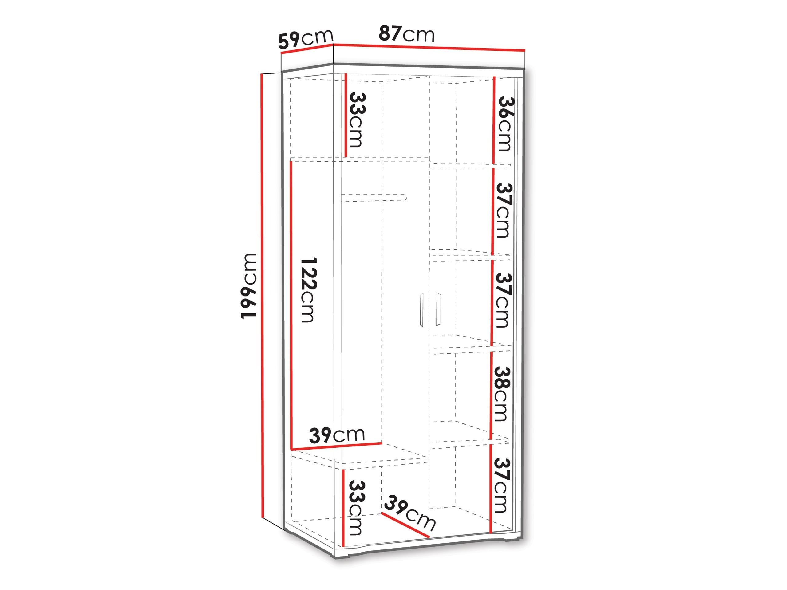 Kledingkast Elisale 107