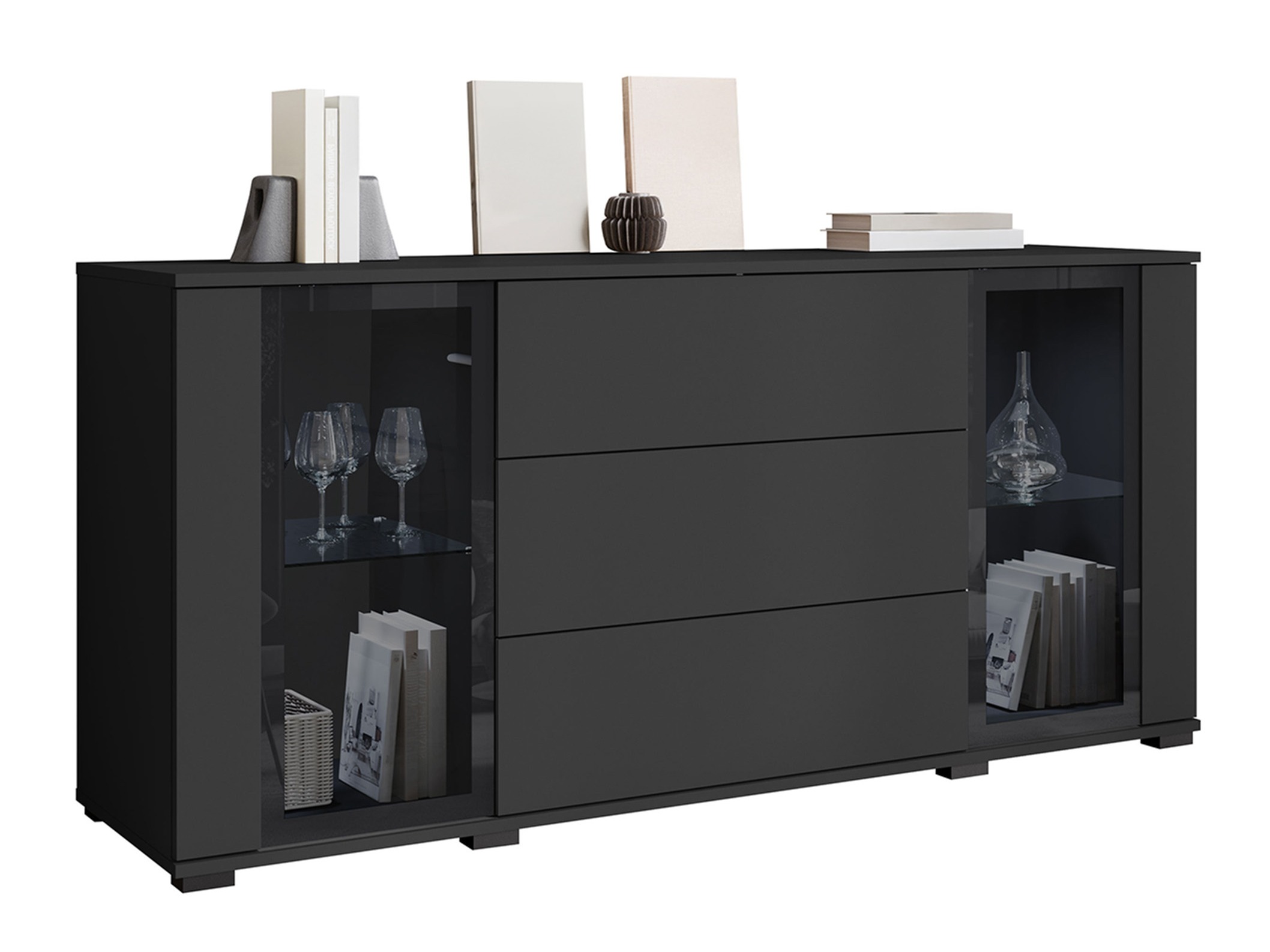 Ladekast Torcame 101 (Zwart)