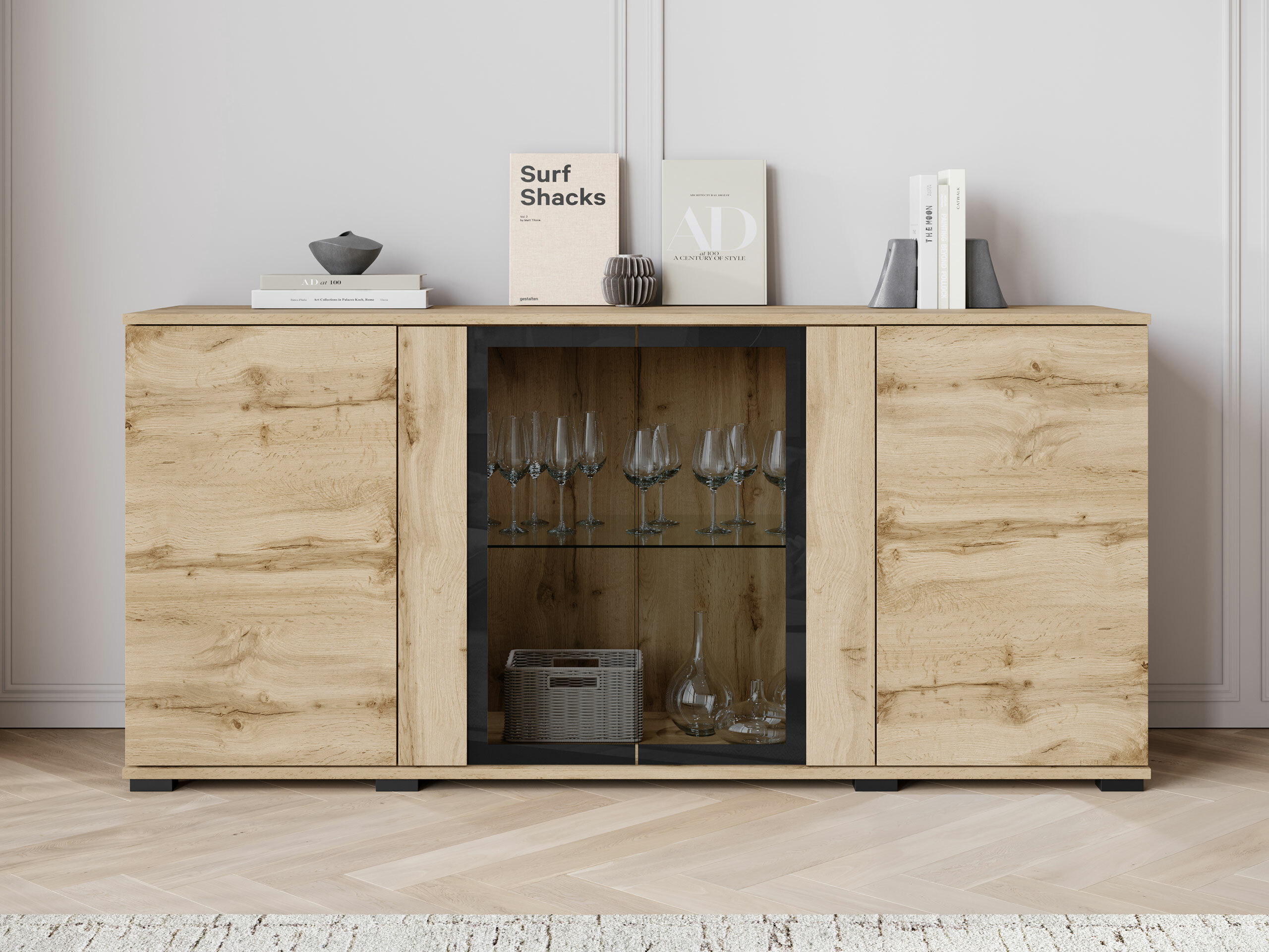 Dressoir Torcame 102 (Wotan eik)