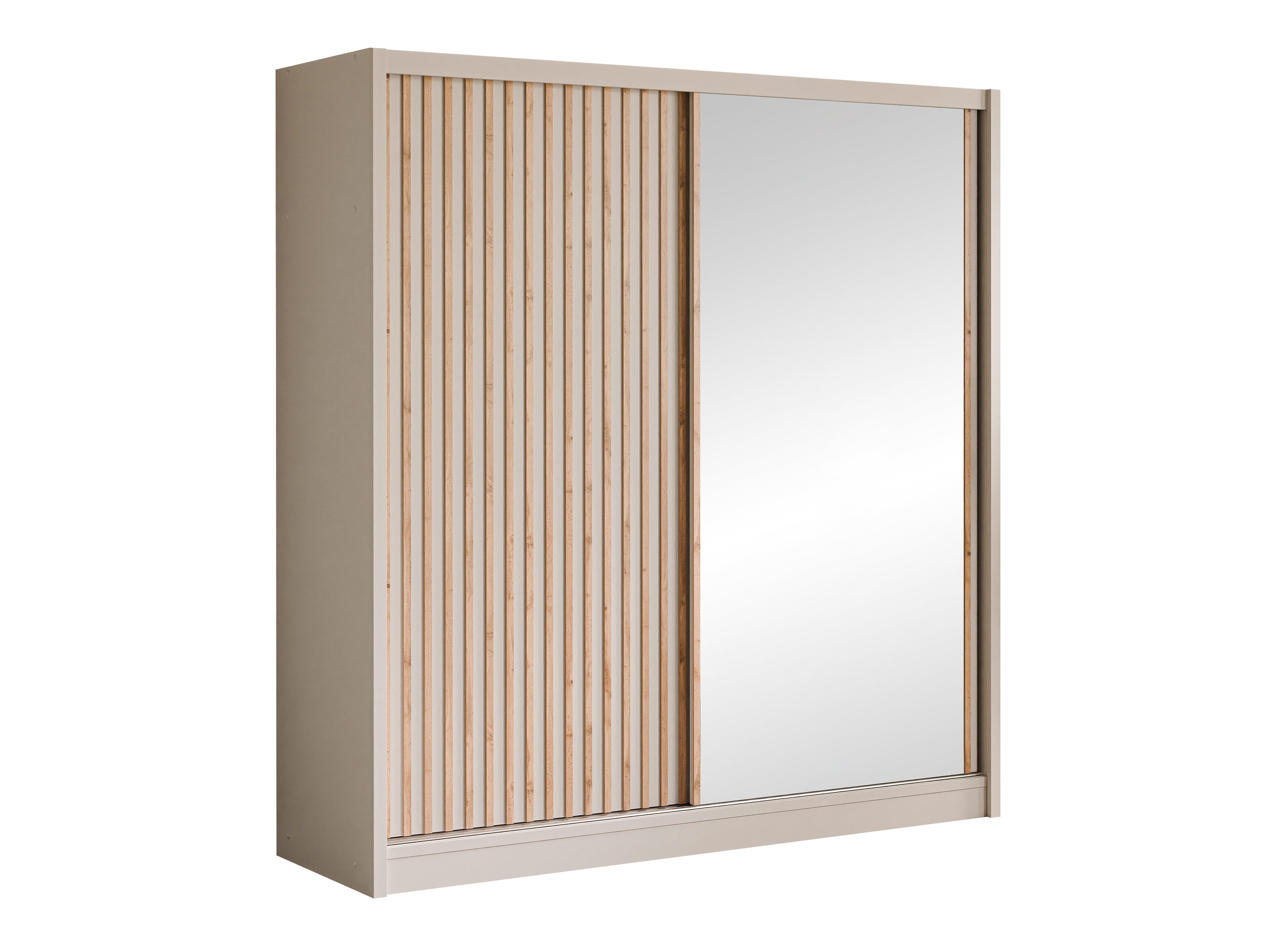 Kledingkast Honolulu 274 (Kasjmier + Wotan eik)