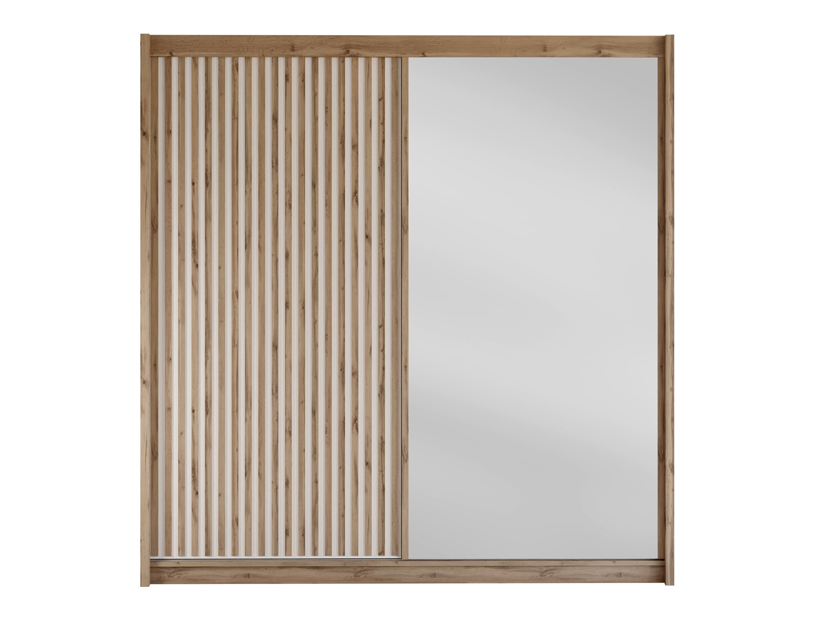 Kledingkast Honolulu 274 (Kasjmier + Wotan eik)