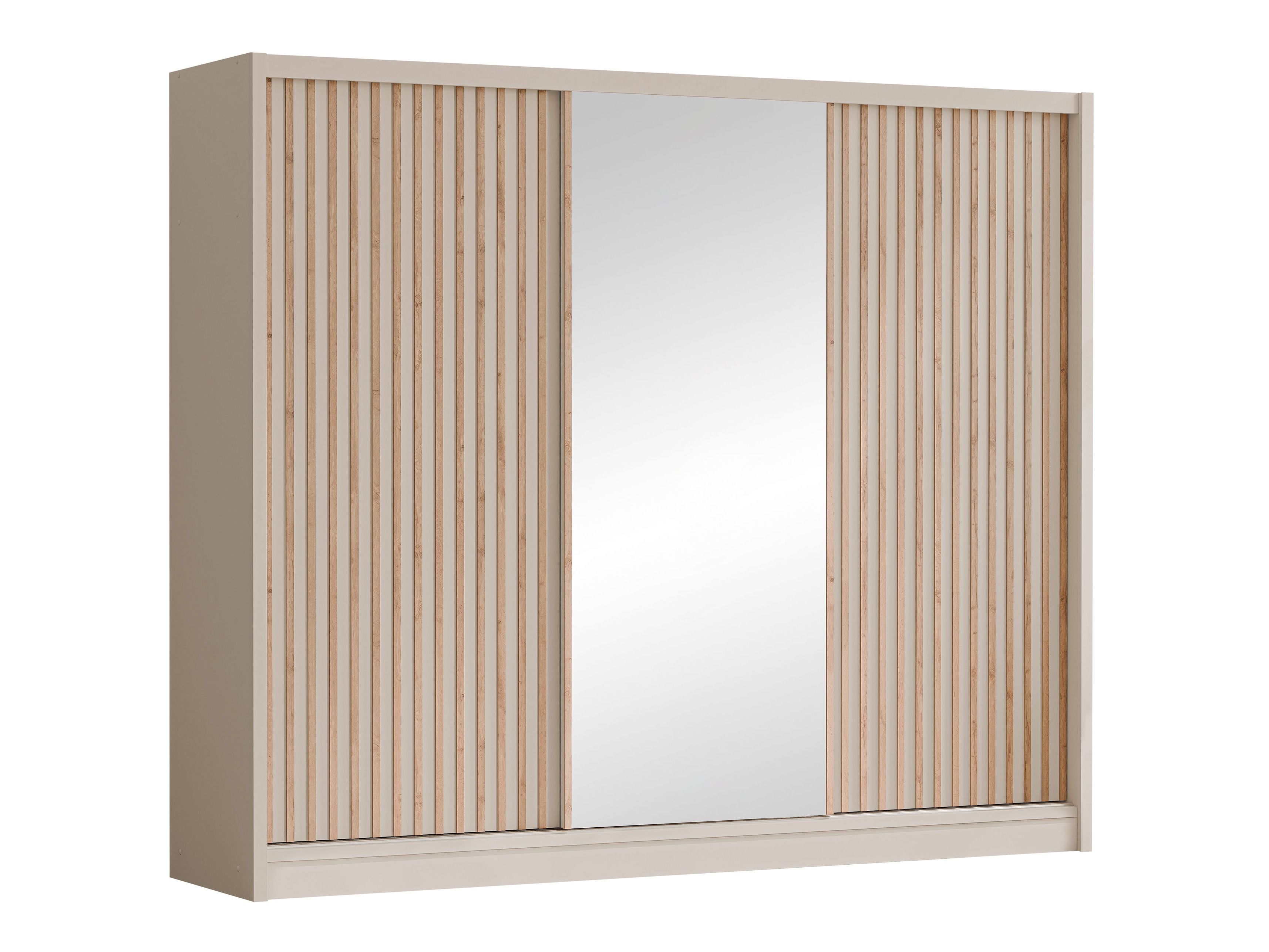 Kledingkast Honolulu 275 (Kasjmier + Wotan eik)