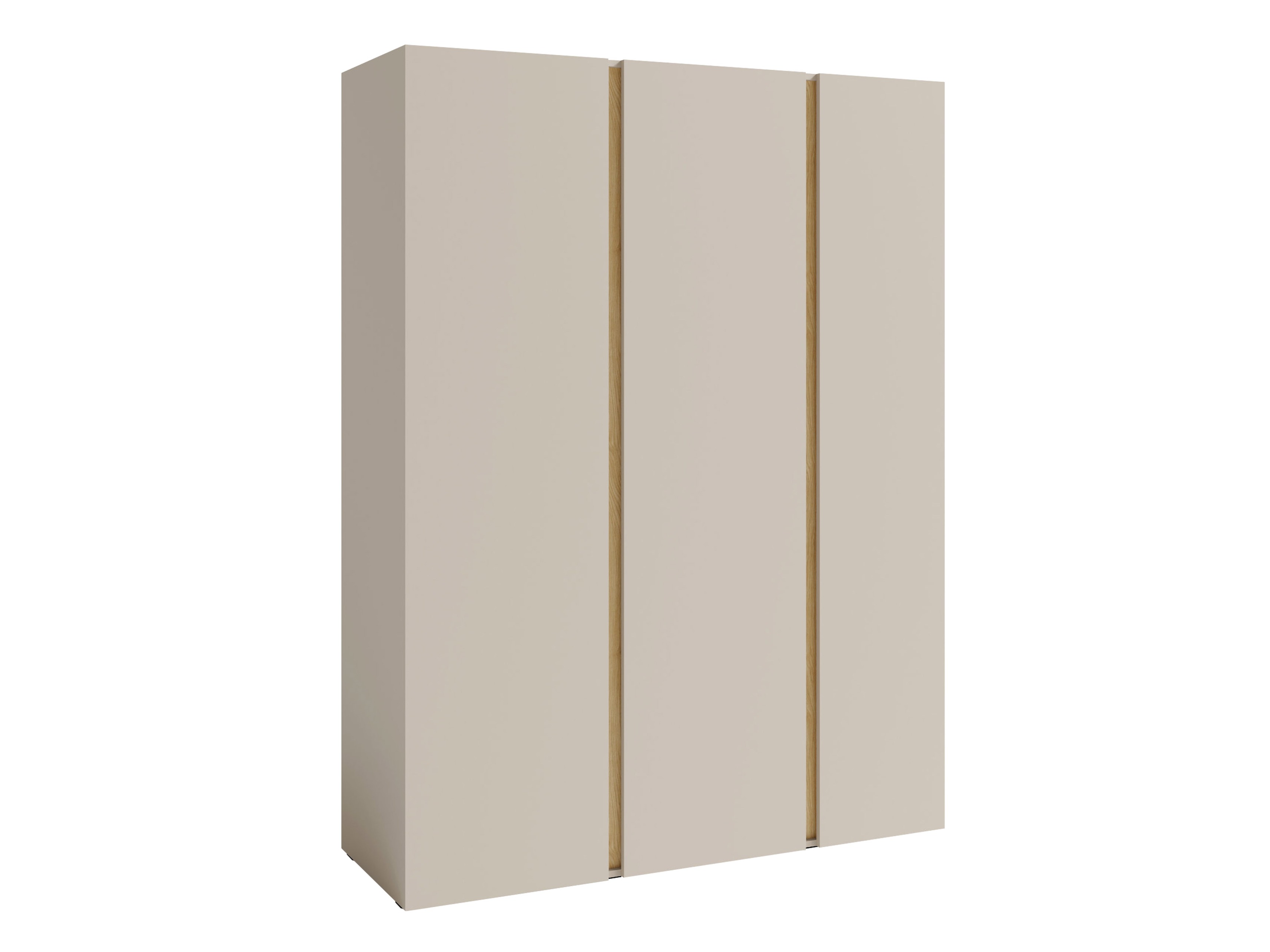 Kledingkast Fiosono 100 (Beige + Eiken)