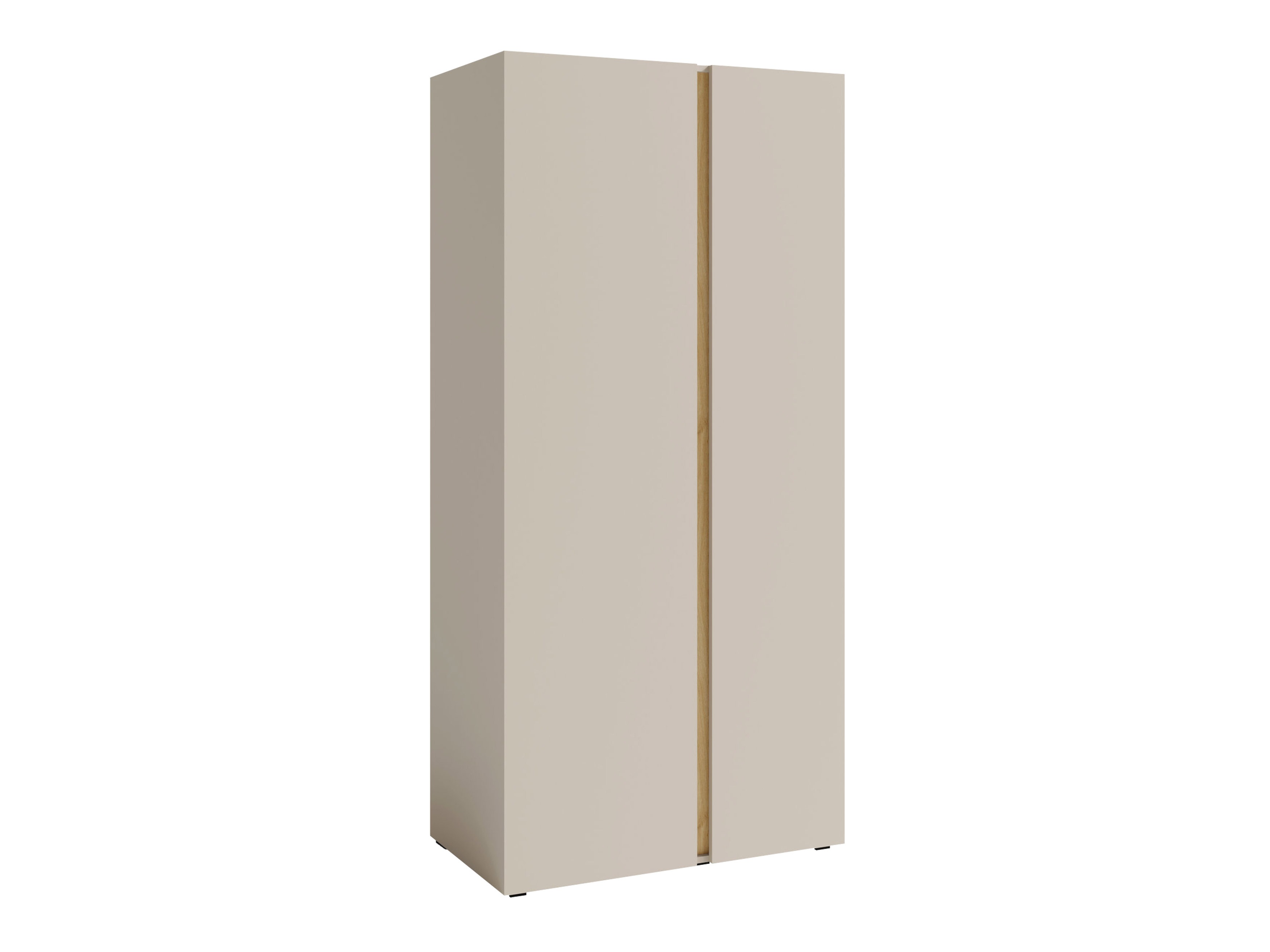 Kledingkast Fiosono 102 (Beige + Licht eiken)