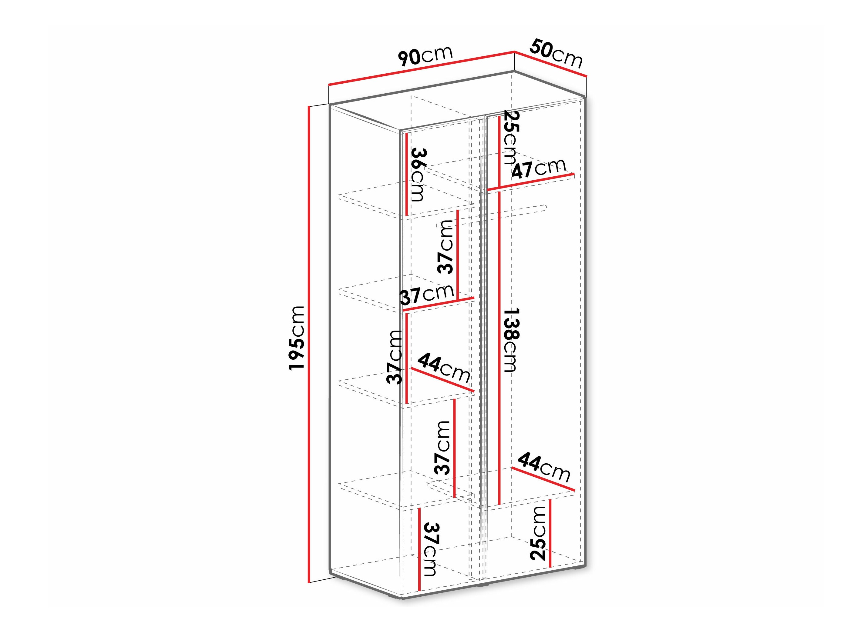 Kledingkast Fiosono 102 (Eucalyptus + Eiken)