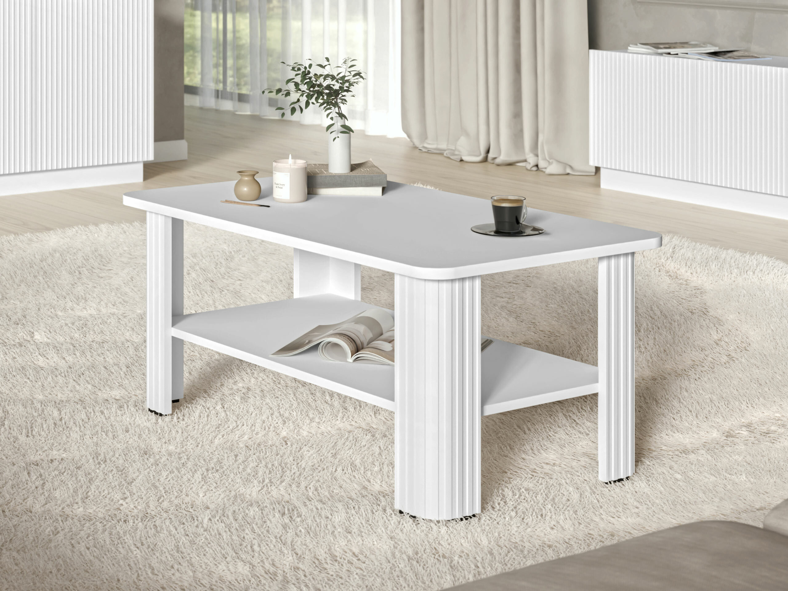 Salontafel Charlotte 213 (Wit)