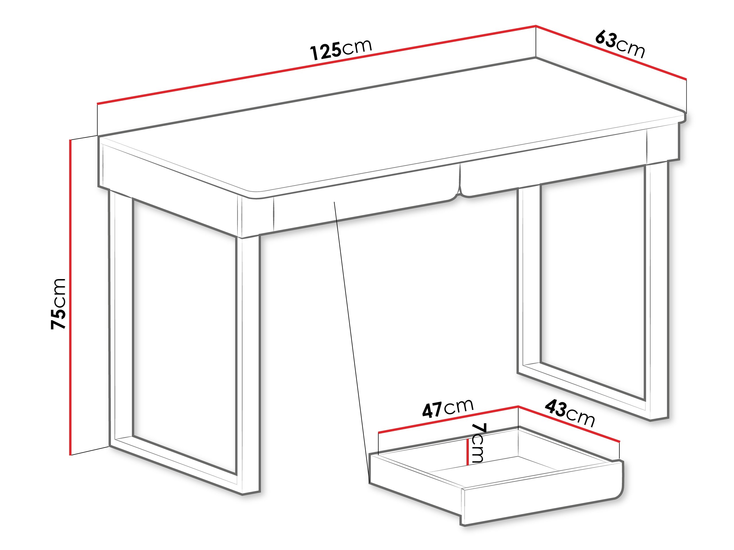 Bureau Fiosono 109 (Stoffig groen + Eiken)