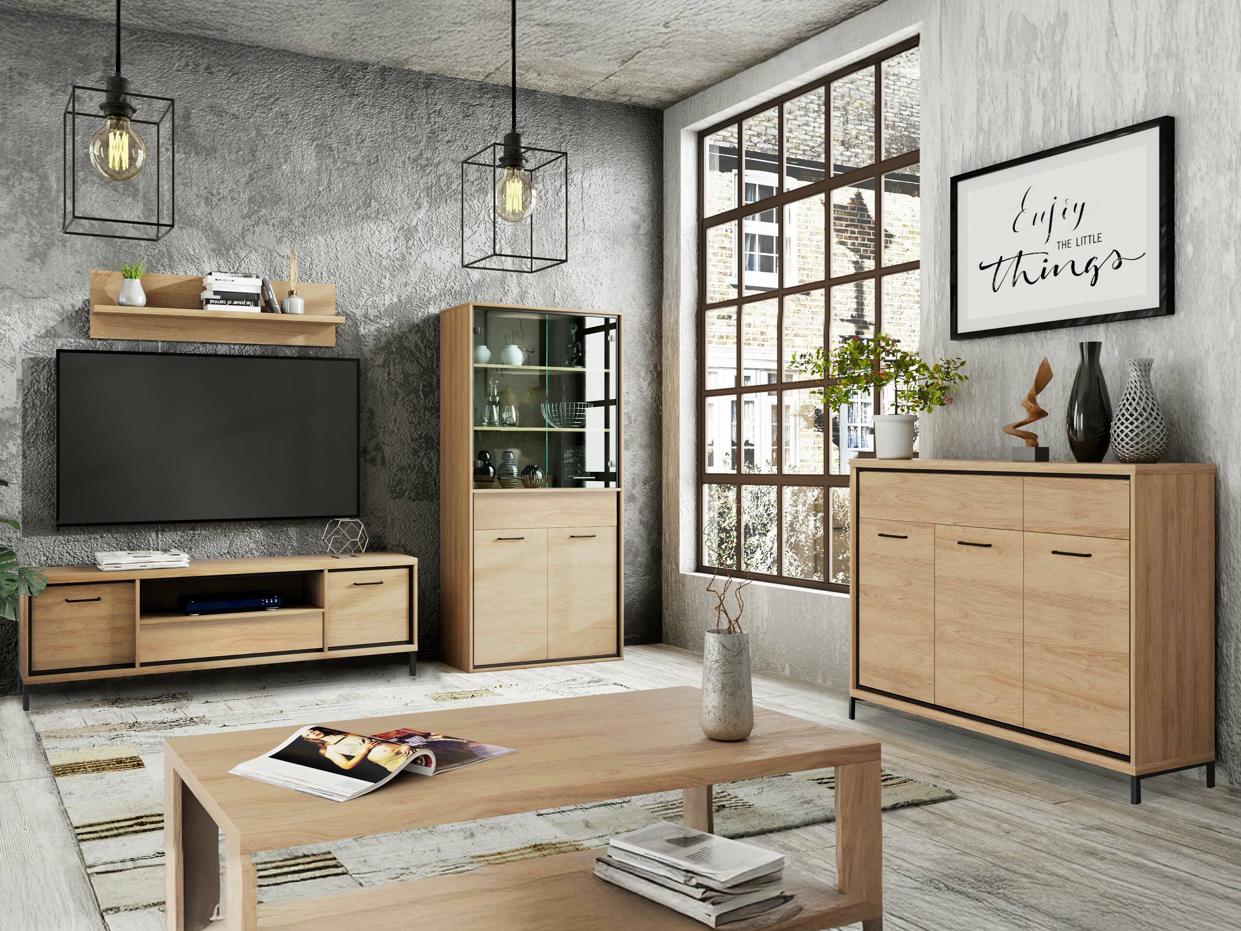 Woonkamerset Etrmoni 118 (Licht hout)