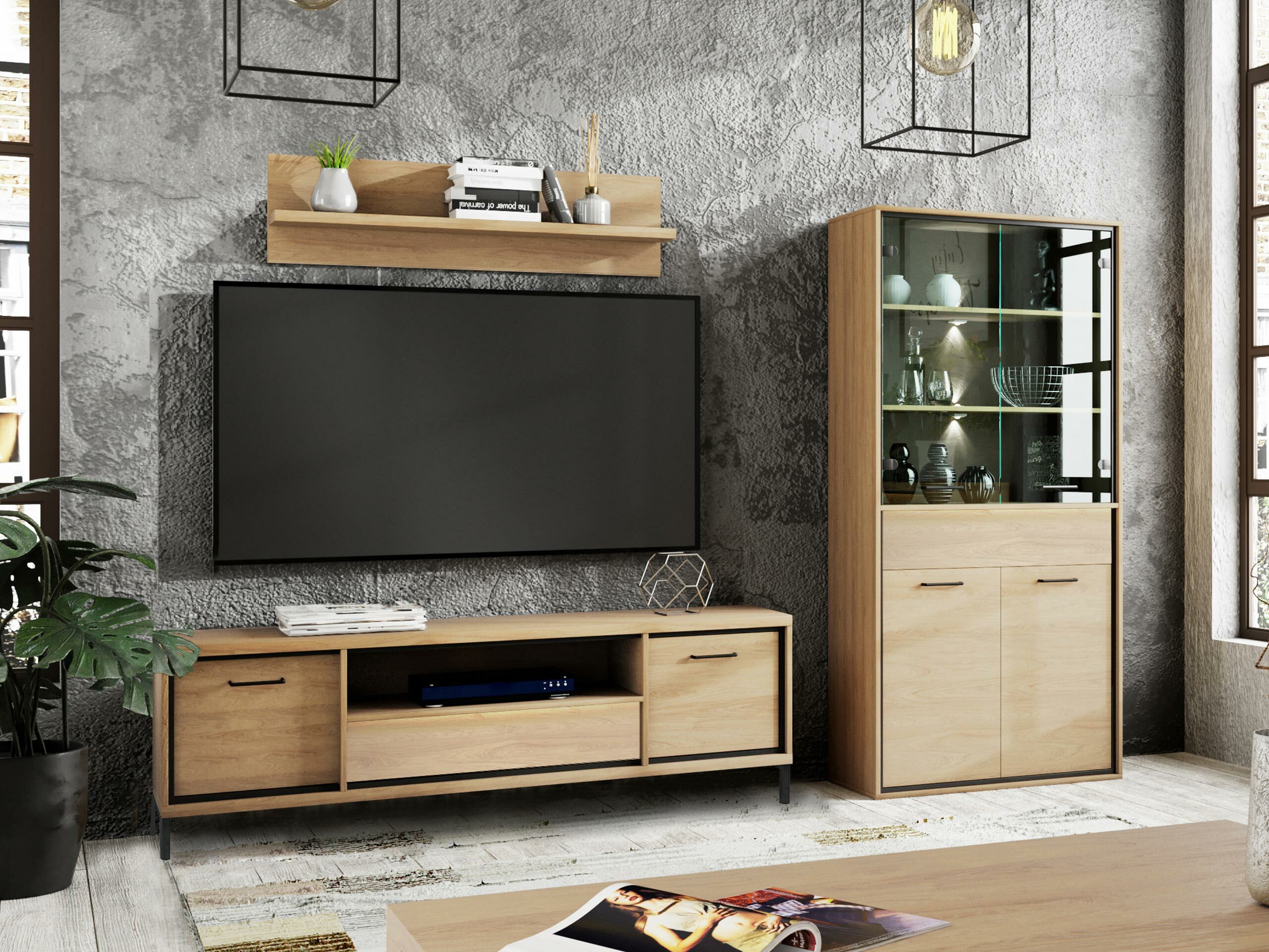 Woonkamerset Etrmoni 119 (Licht hout)