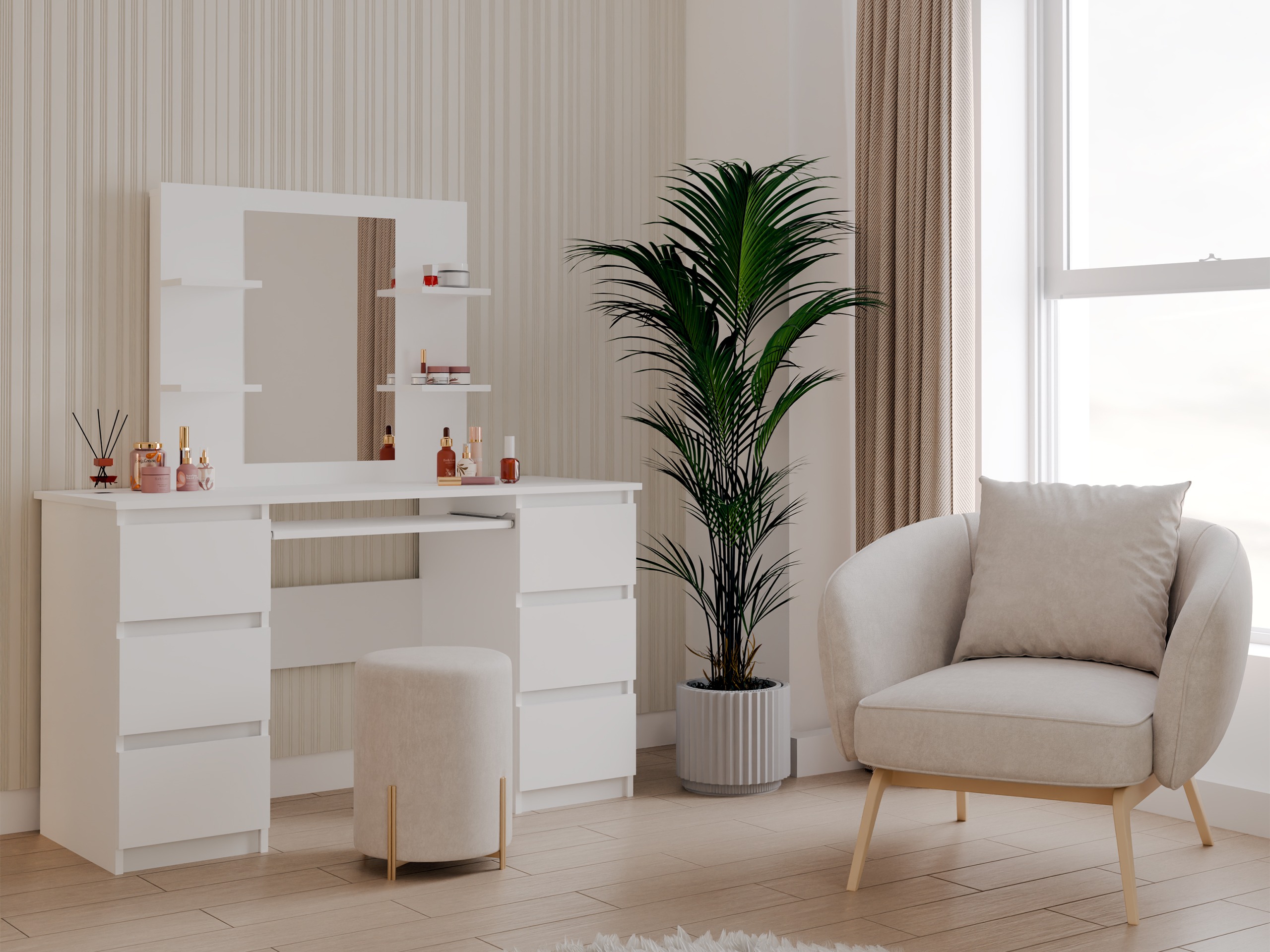 Kaptafel Mandeville 359 (Wit)