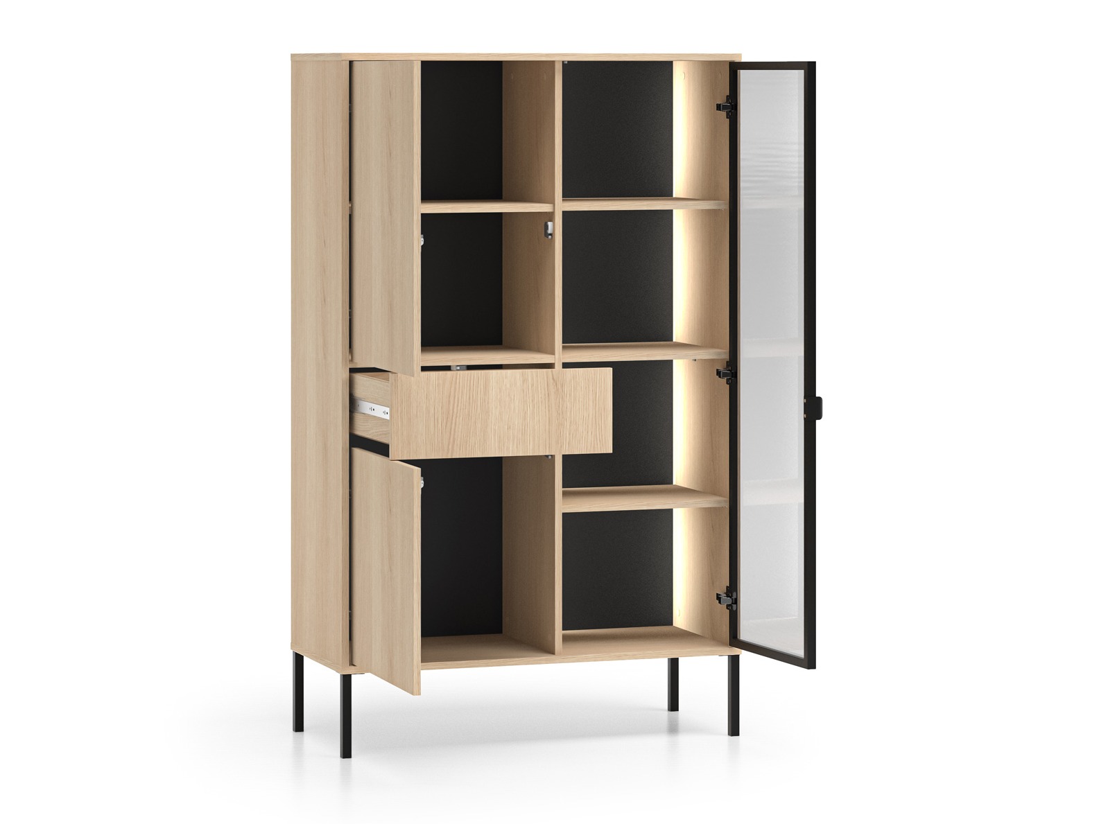 Boekenkast Virsalo 100 (Eiken)