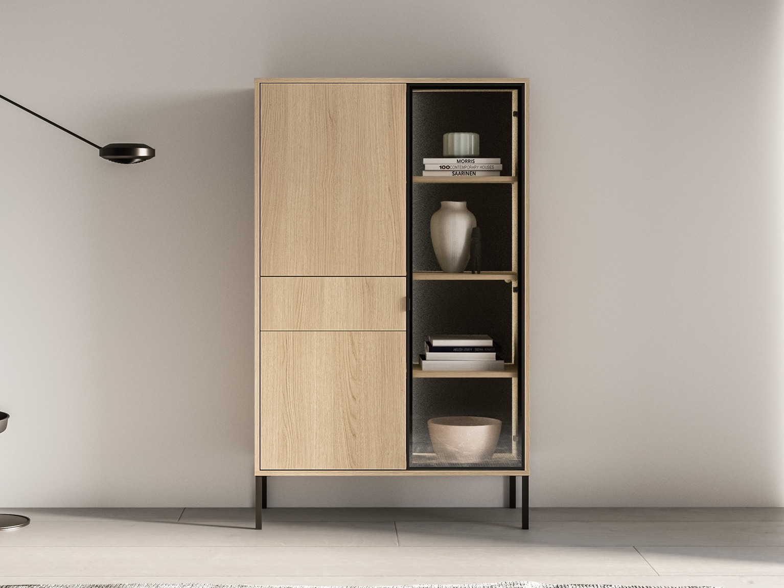 Boekenkast Virsalo 100 (Eiken)