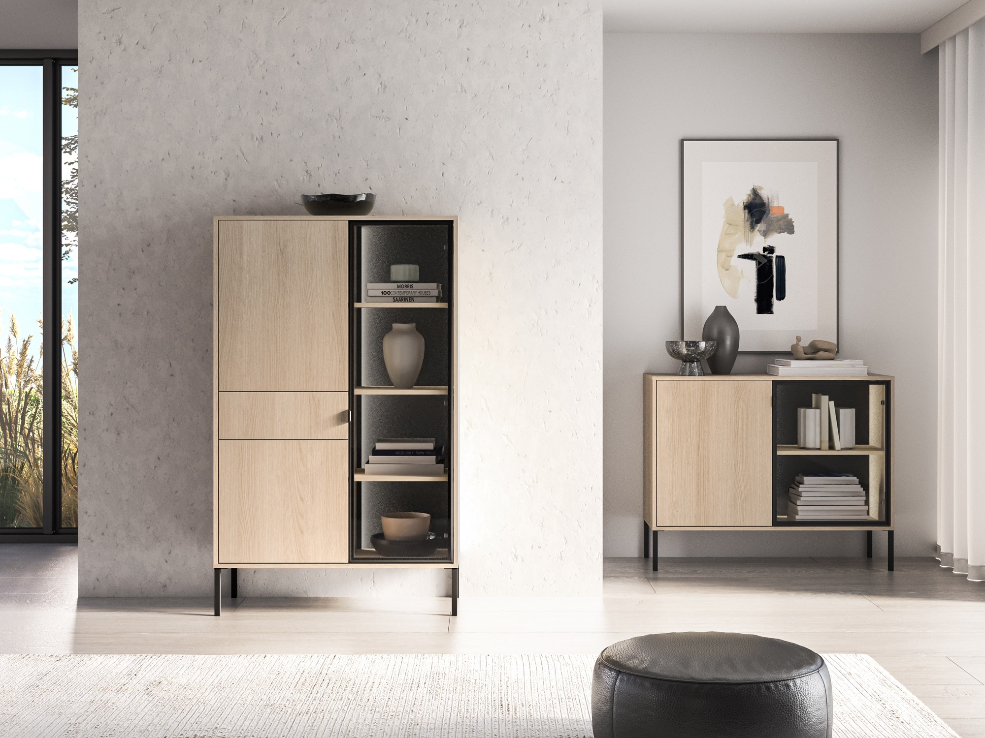 Boekenkast Virsalo 100 (Eiken)