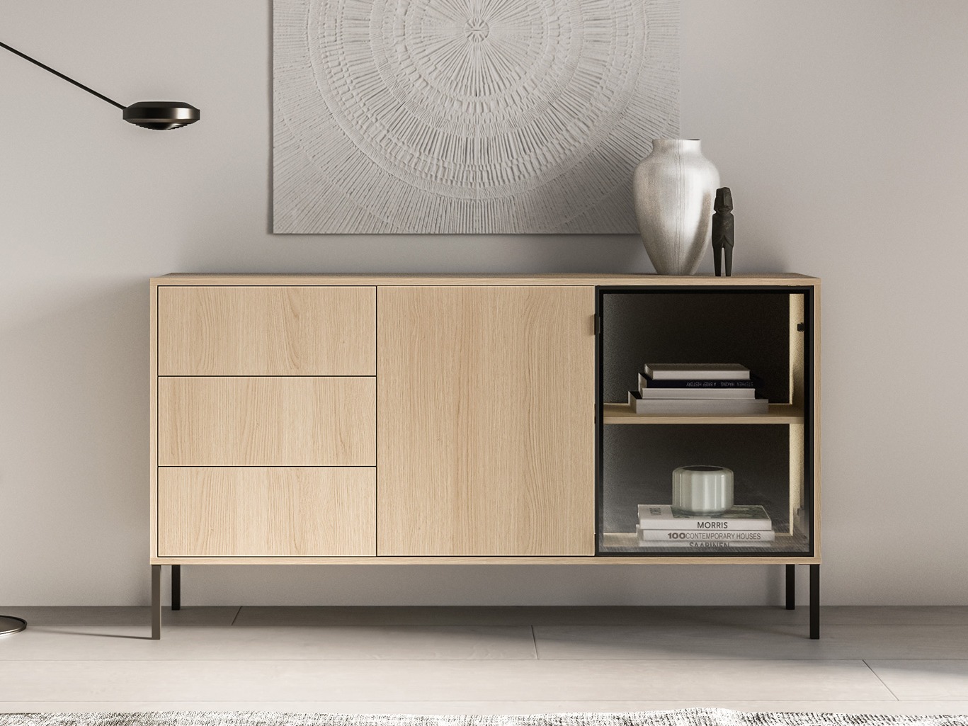 Ladekast Virsalo 101 (Eiken)