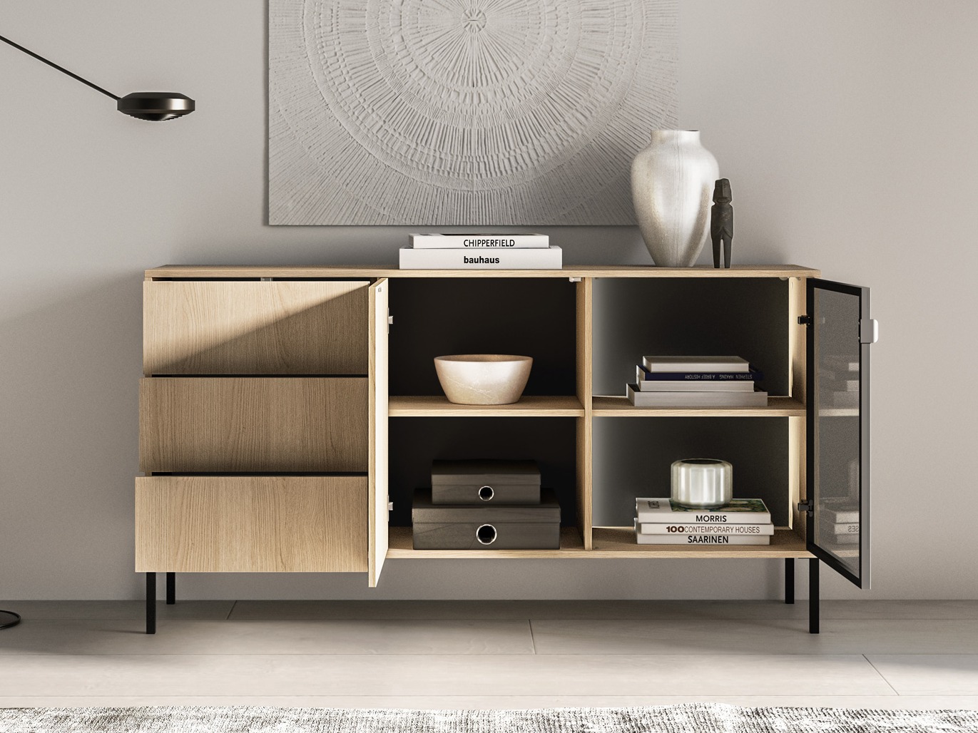 Ladekast Virsalo 101 (Eiken)