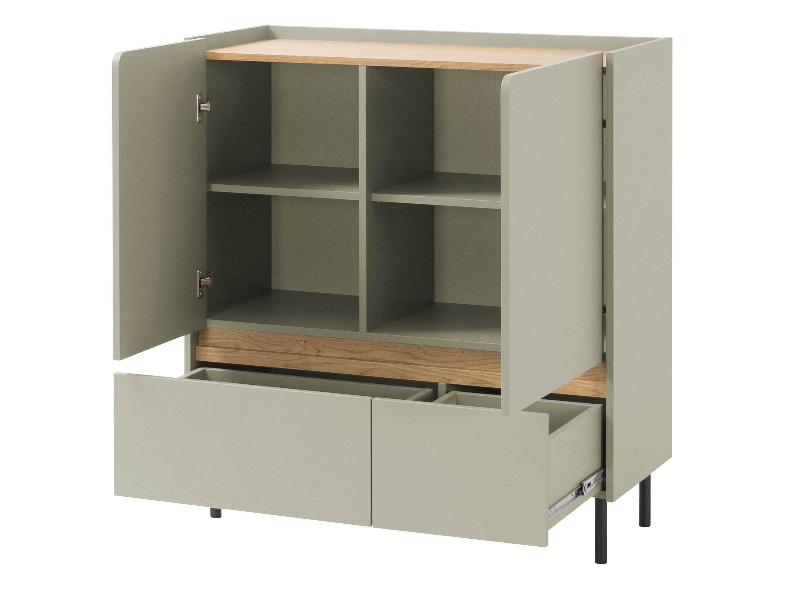 Meubelset Fiosono 115 (Eucalyptus + Eiken)