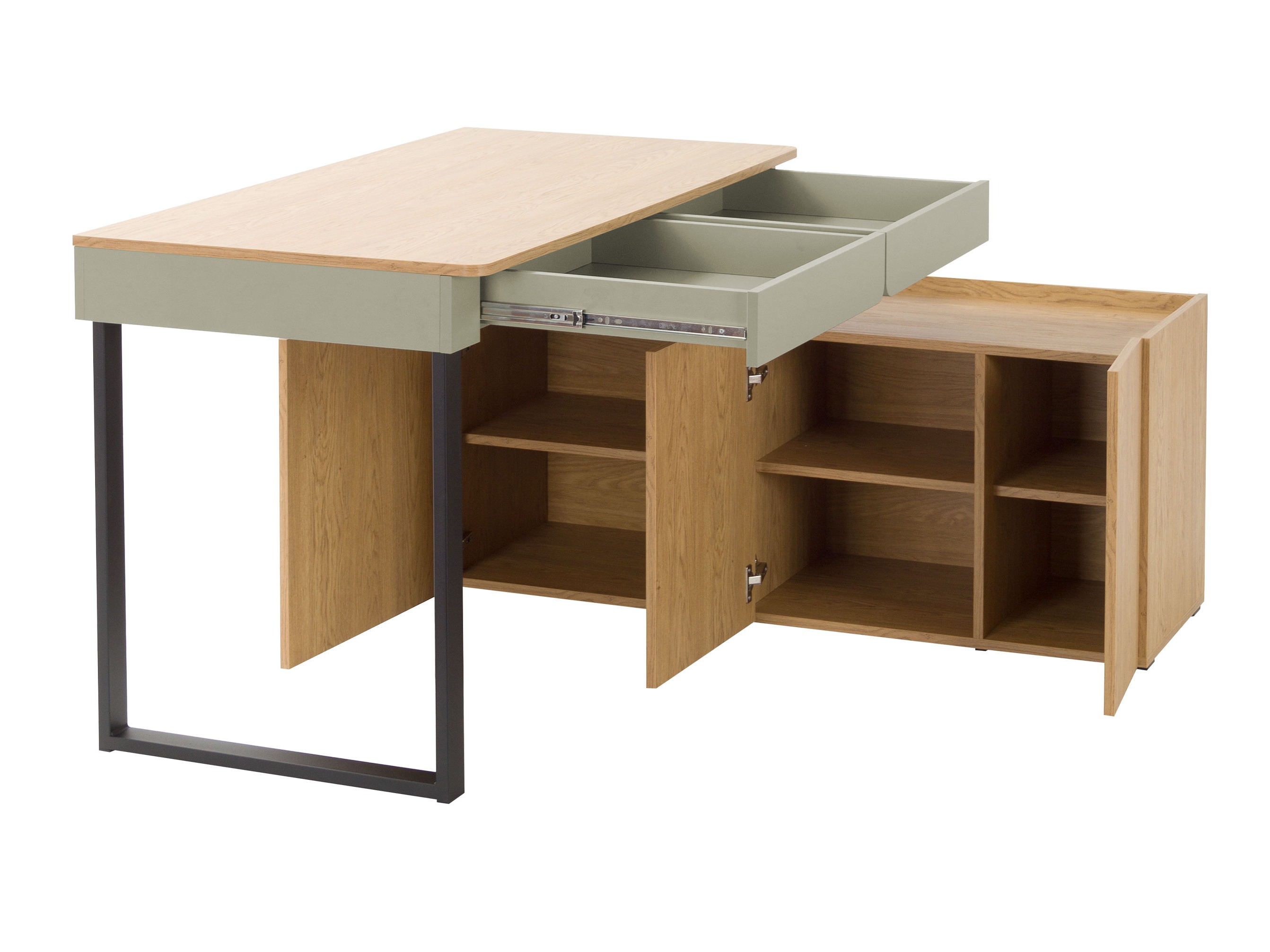 Meubelset Fiosono 115 (Eucalyptus + Eiken)