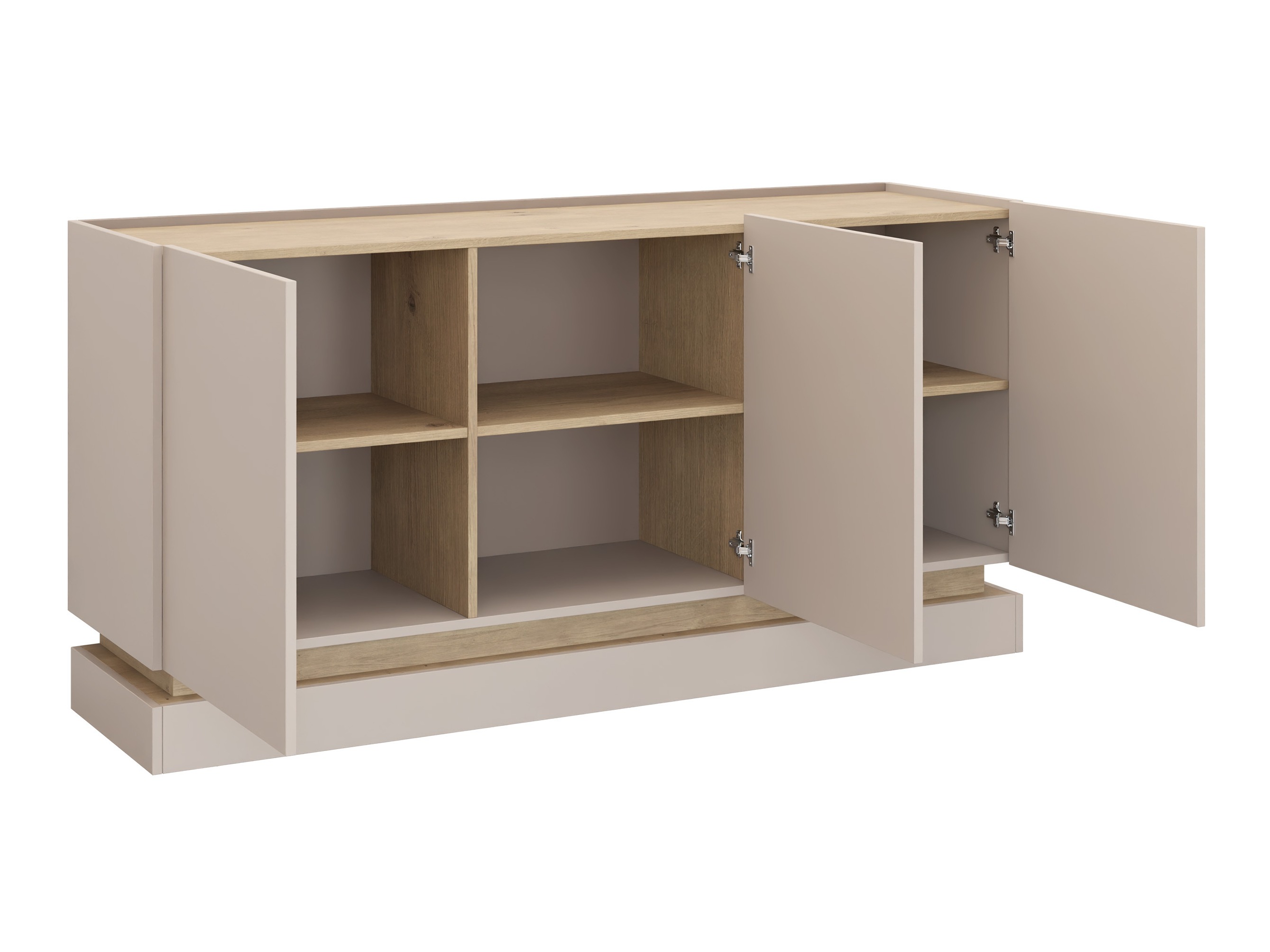 Dressoir Comfivo Tilia I (Lichtbruin + Eiken)