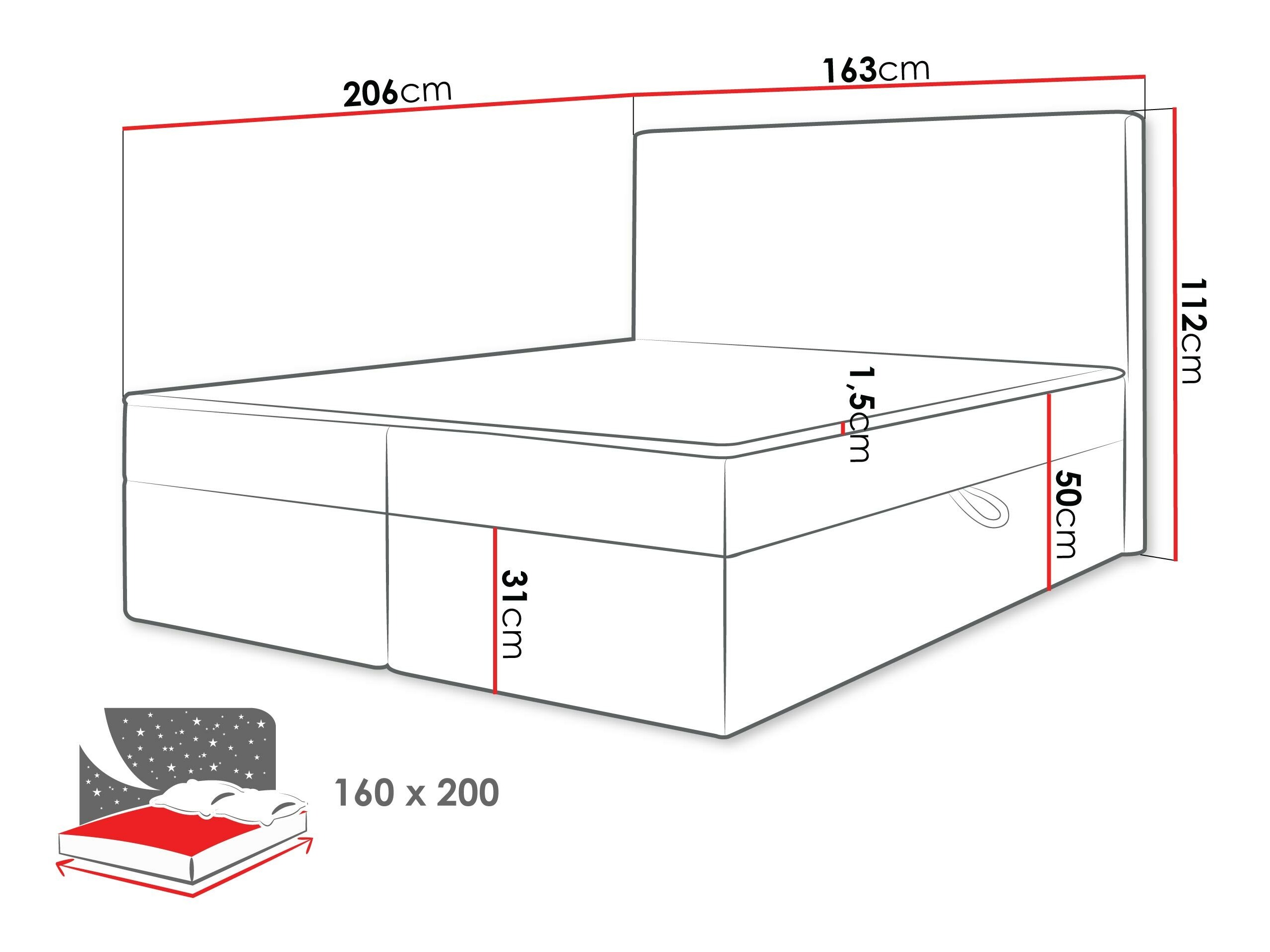 Boxspring Comfivo Arbitas (Ambience 01)